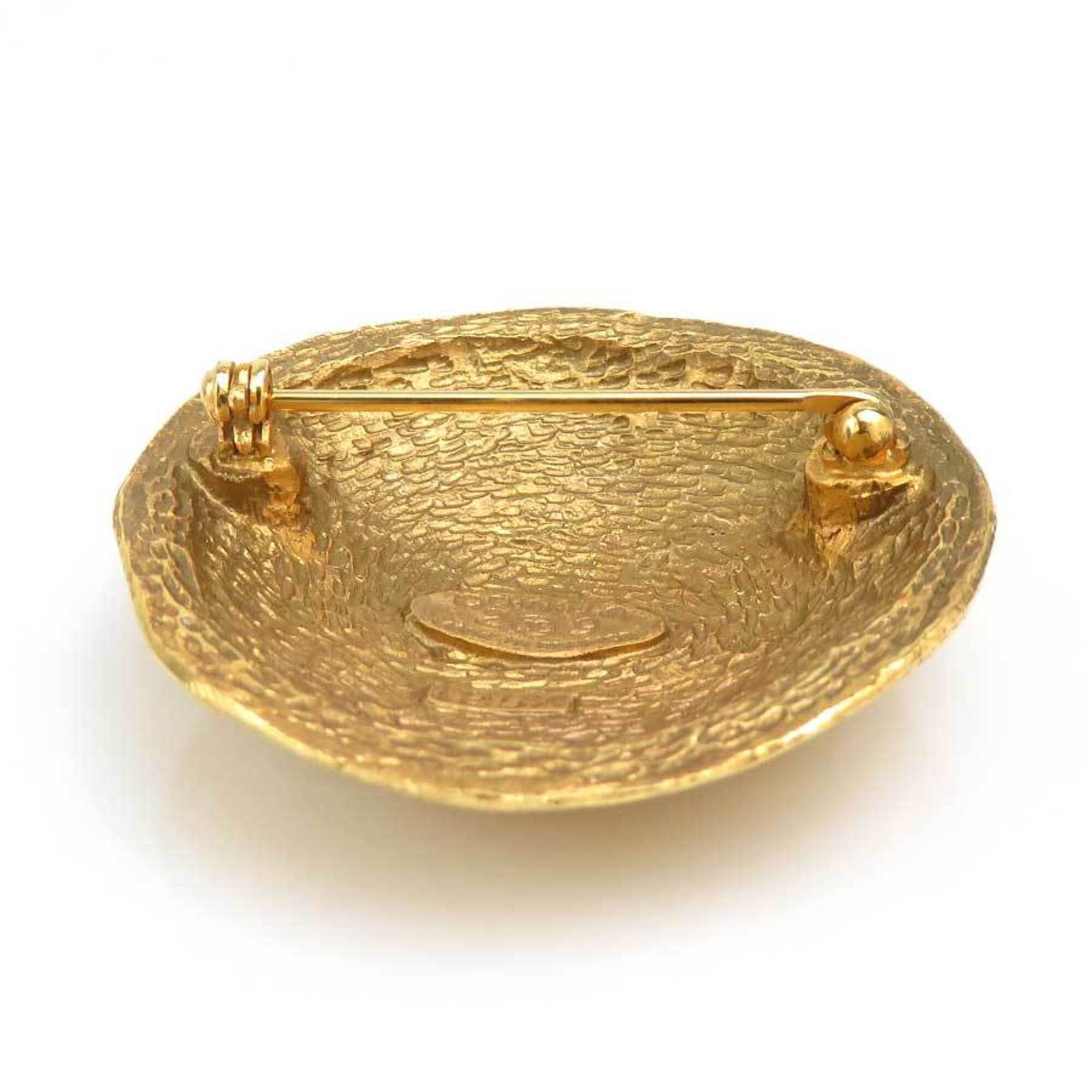 Chanel Chanel vintage metal gold brooch for women h32180i Size ONE SIZE - 5 Thumbnail