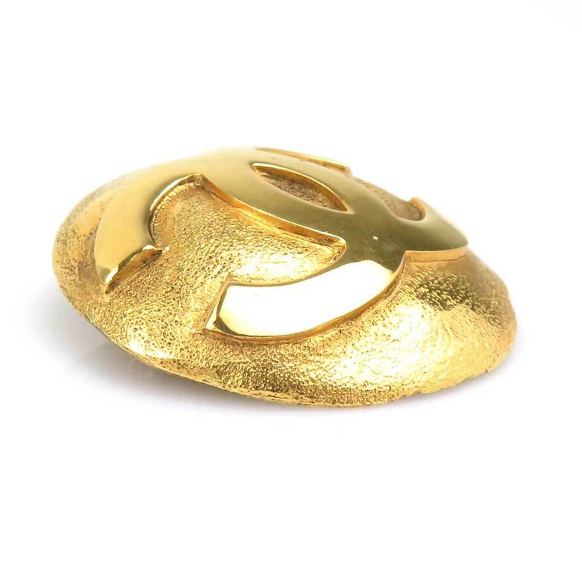 Chanel Chanel vintage metal gold brooch for women h32180i Size ONE SIZE - 2 Thumbnail