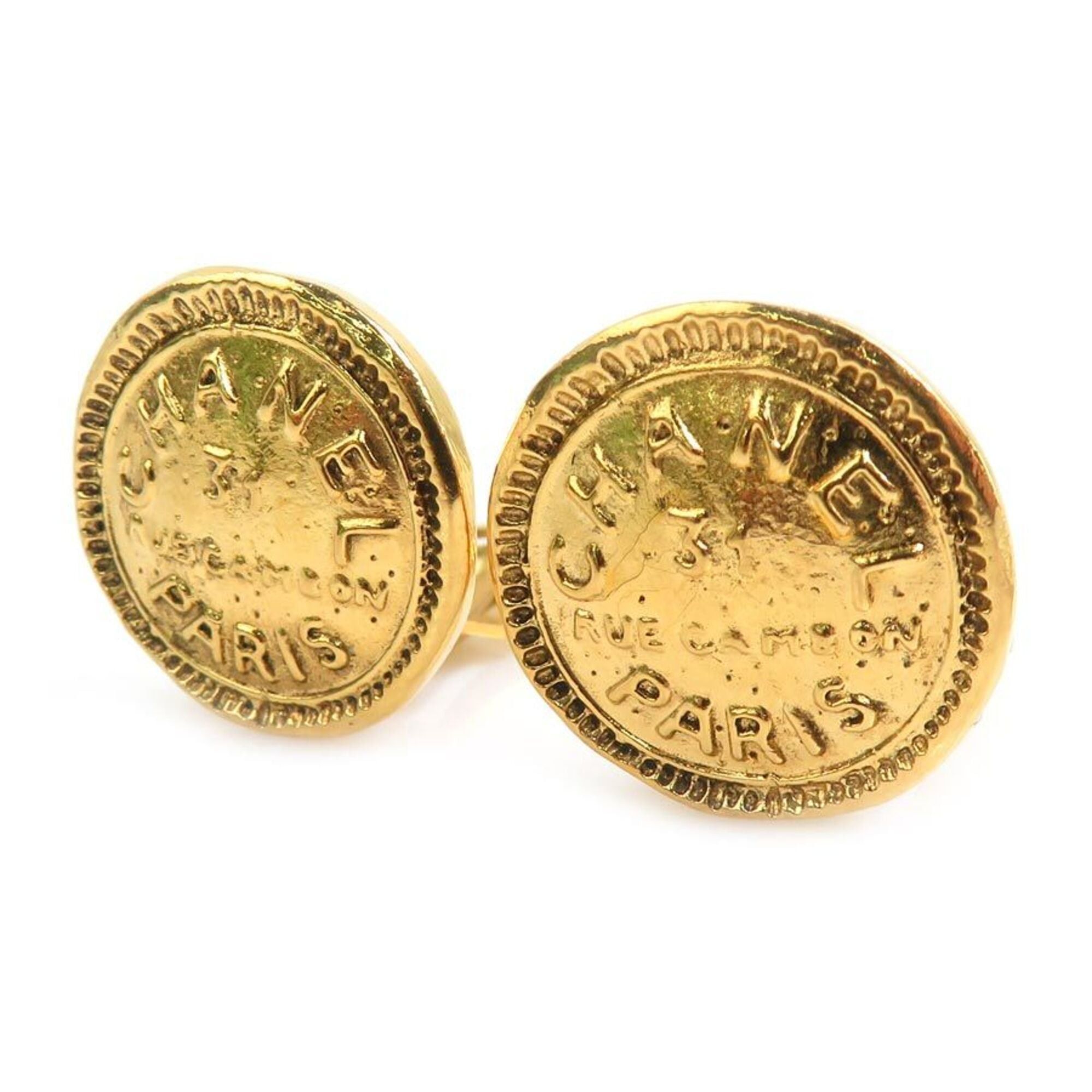 Chanel Chanel Earrings Vintage Metal Gold Women's h32169j Size ONE SIZE - 2 Thumbnail
