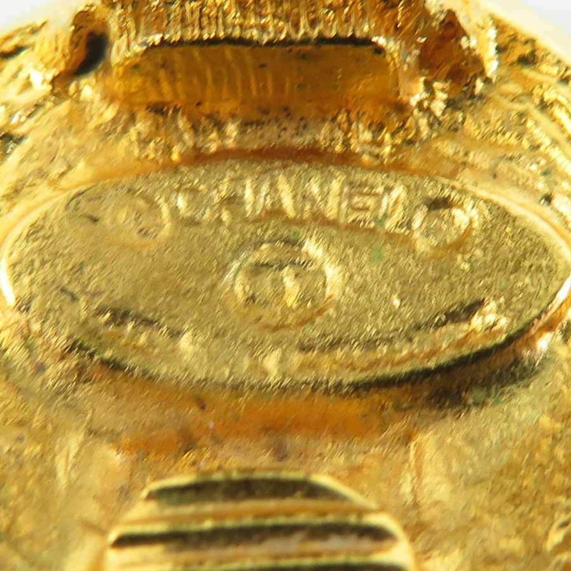 Chanel Chanel Earrings Vintage Metal Gold Women's h32169j Size ONE SIZE - 7 Thumbnail