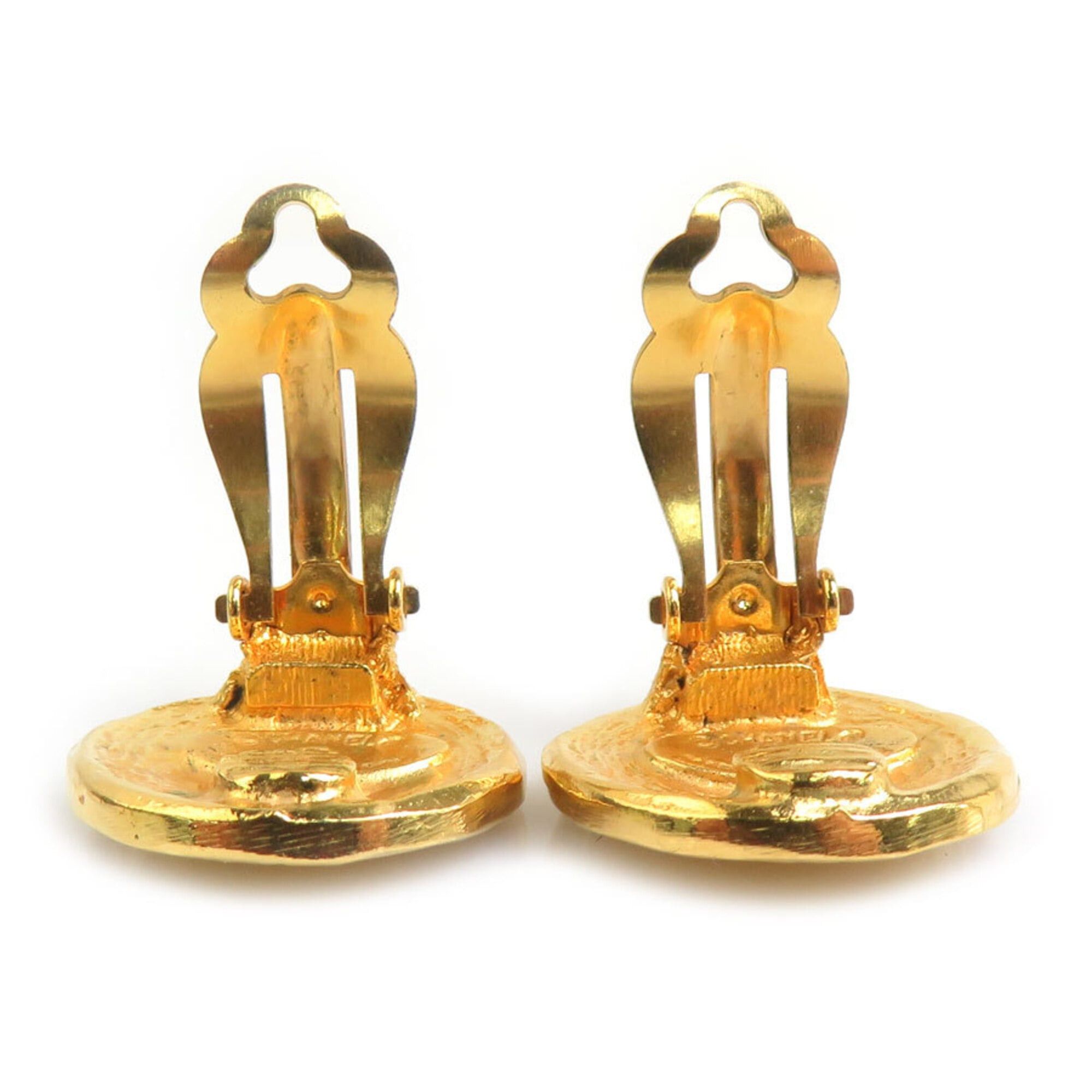 Chanel Chanel Earrings Vintage Metal Gold Women's h32169j Size ONE SIZE - 6 Thumbnail