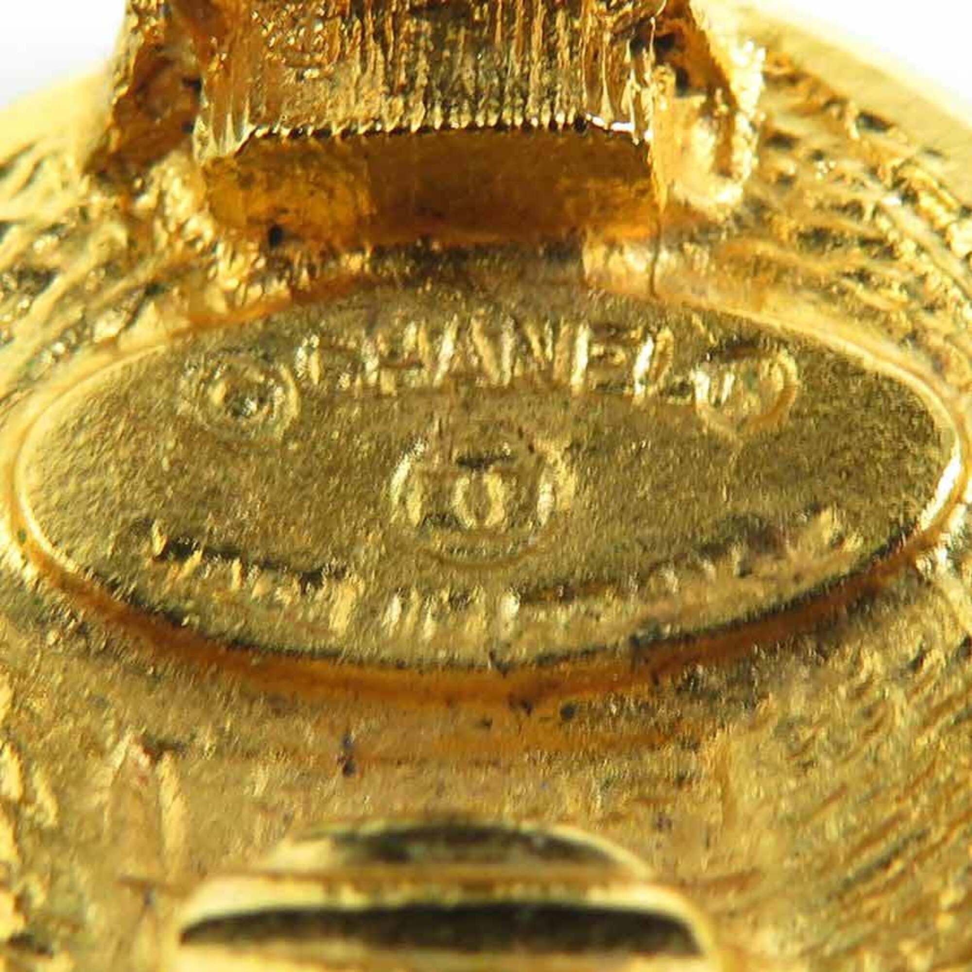 Chanel Chanel Earrings Vintage Metal Gold Women's h32169j Size ONE SIZE - 8 Thumbnail