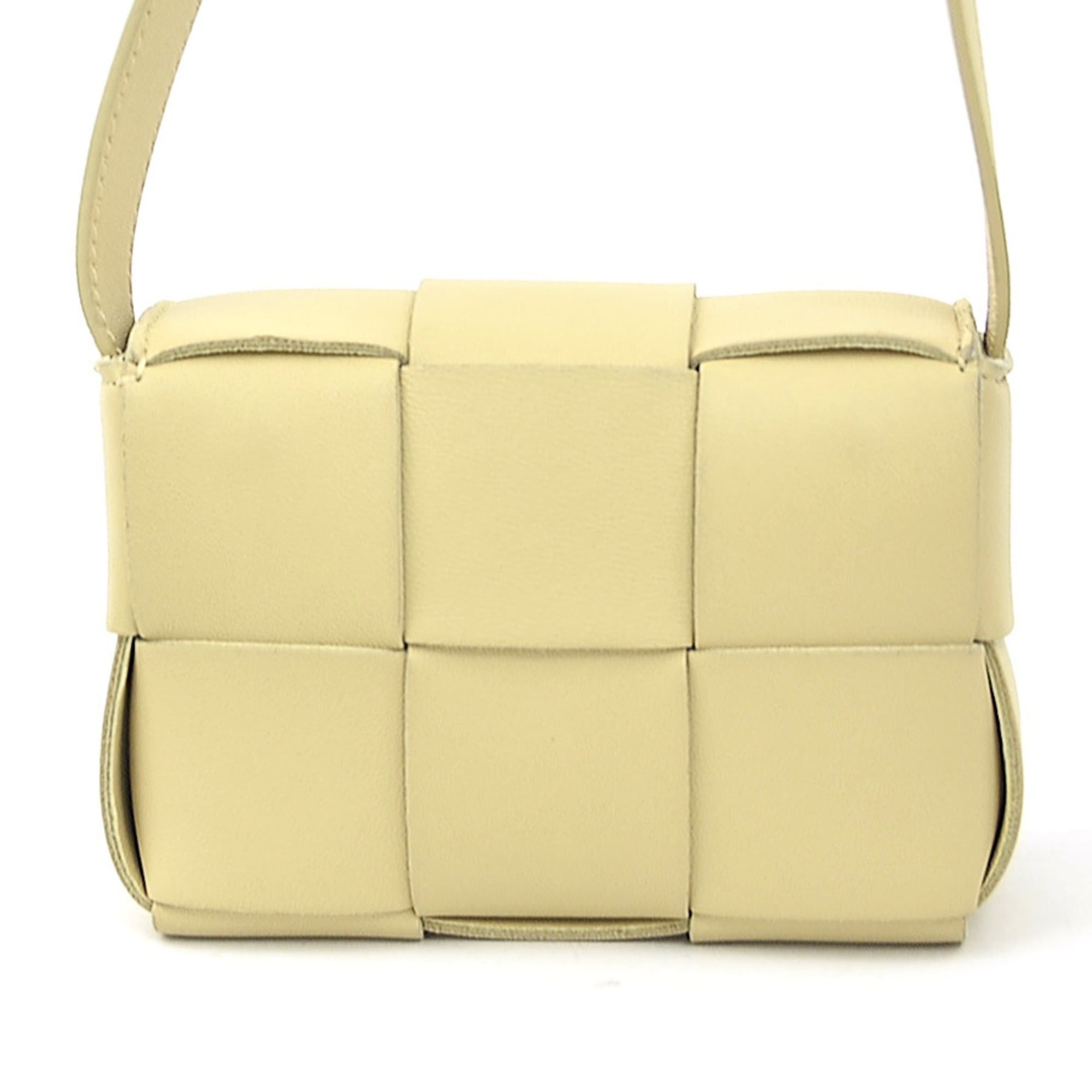 Bottega Veneta Bottega Veneta shoulder bag, Candy Cassette design, leather, beige, women's, h32162k Size ONE SIZE - 3 Thumbnail