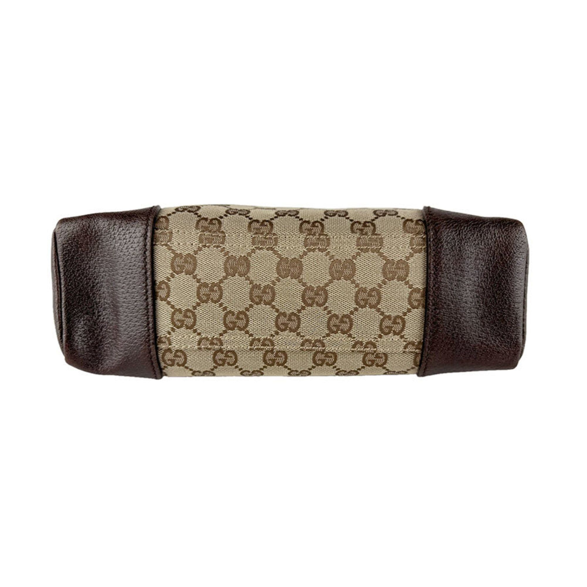 Gucci Gucci Shoulder Bag GG Canvas Leather Brown Men's Women's 114273 z9426 Size ONE SIZE - 4 Thumbnail