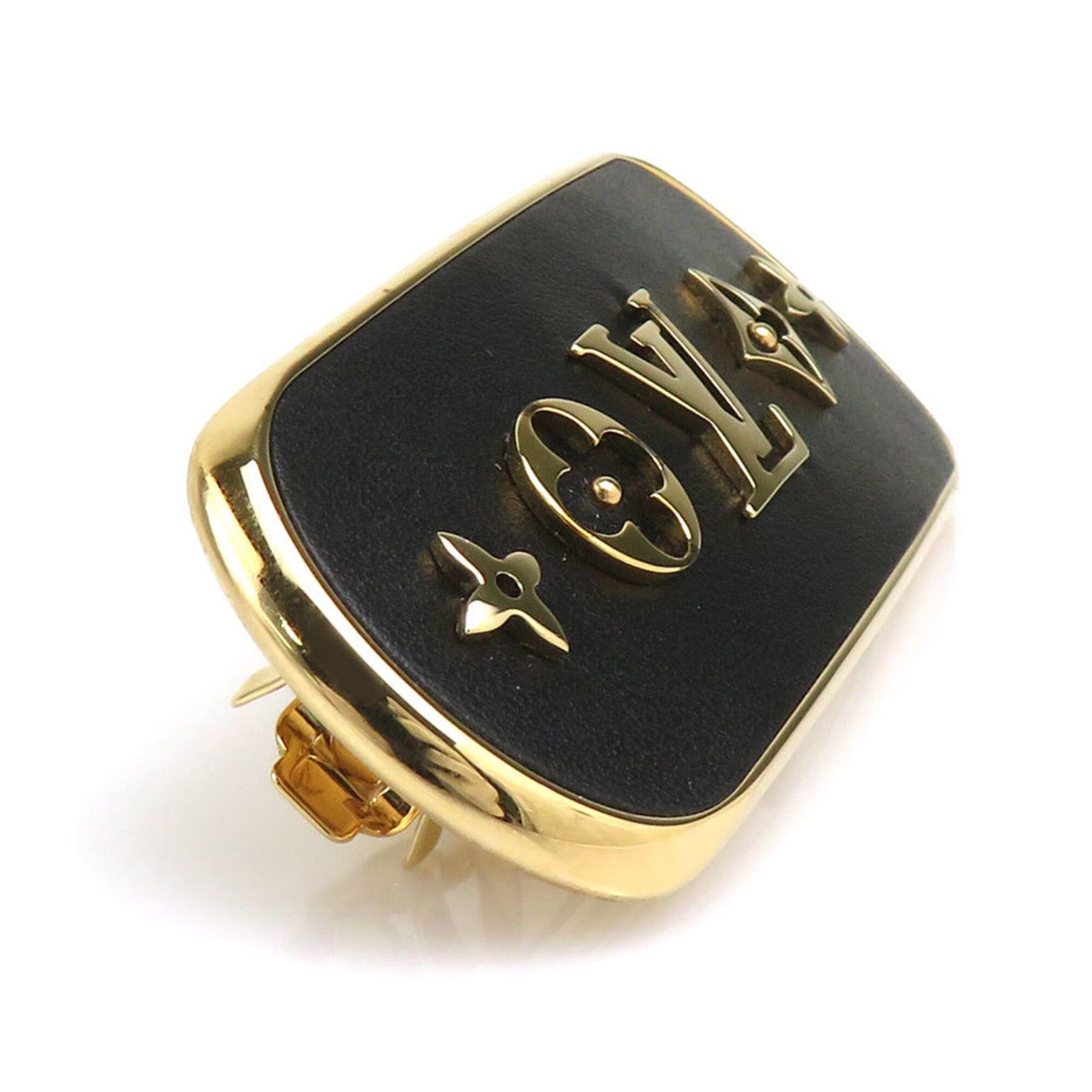 Louis Vuitton Louis Vuitton Cruiser Metal Barrette, Black & Gold, Women's, M00564 h32178i Size ONE SIZE - 2 Thumbnail