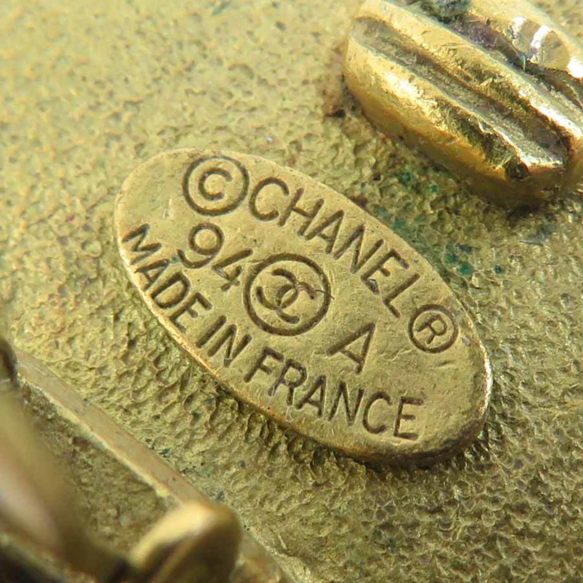 Chanel Chanel earrings, metal, gold, women's, h32174 Size ONE SIZE - 7 Thumbnail