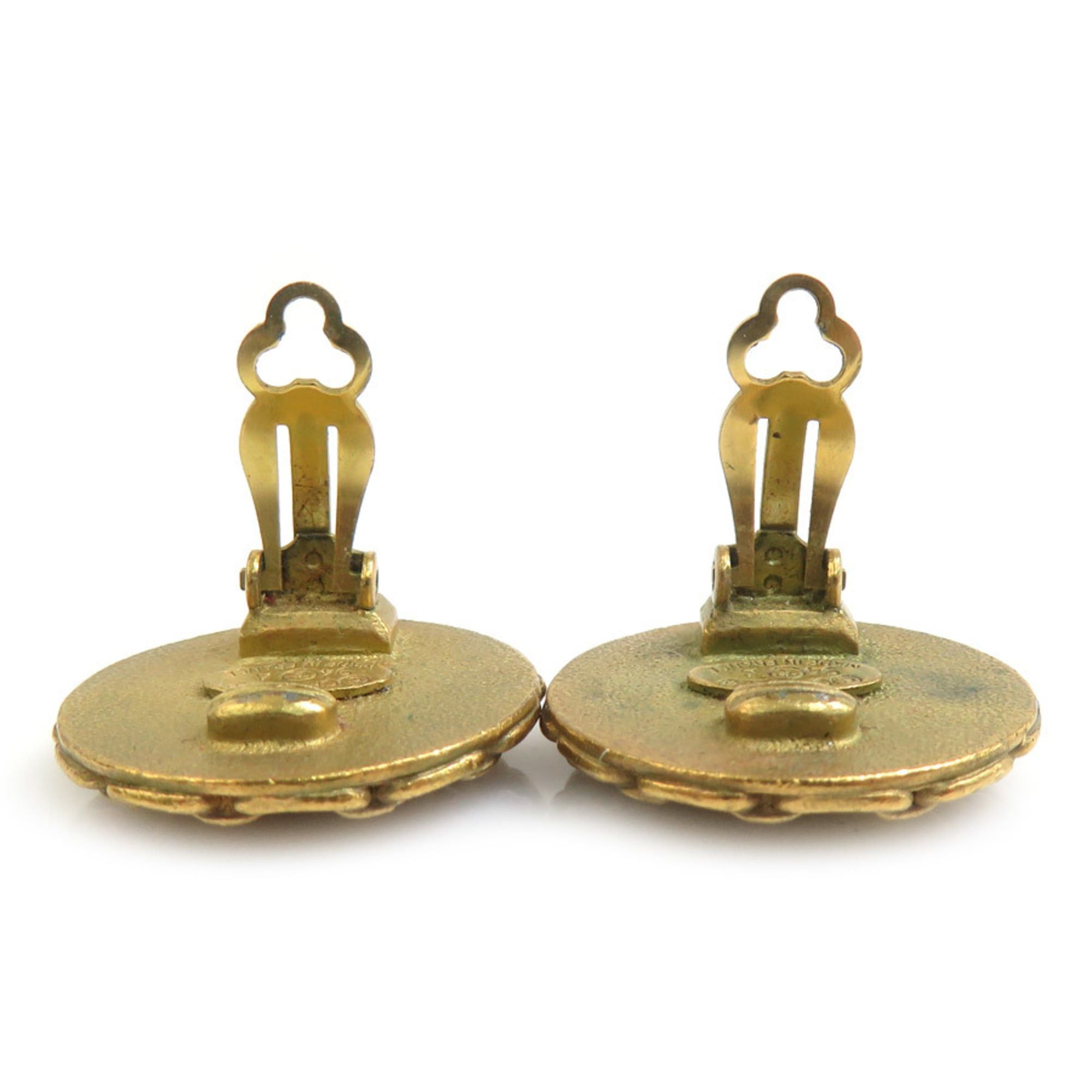 Chanel Chanel earrings, metal, gold, women's, h32174 Size ONE SIZE - 6 Thumbnail
