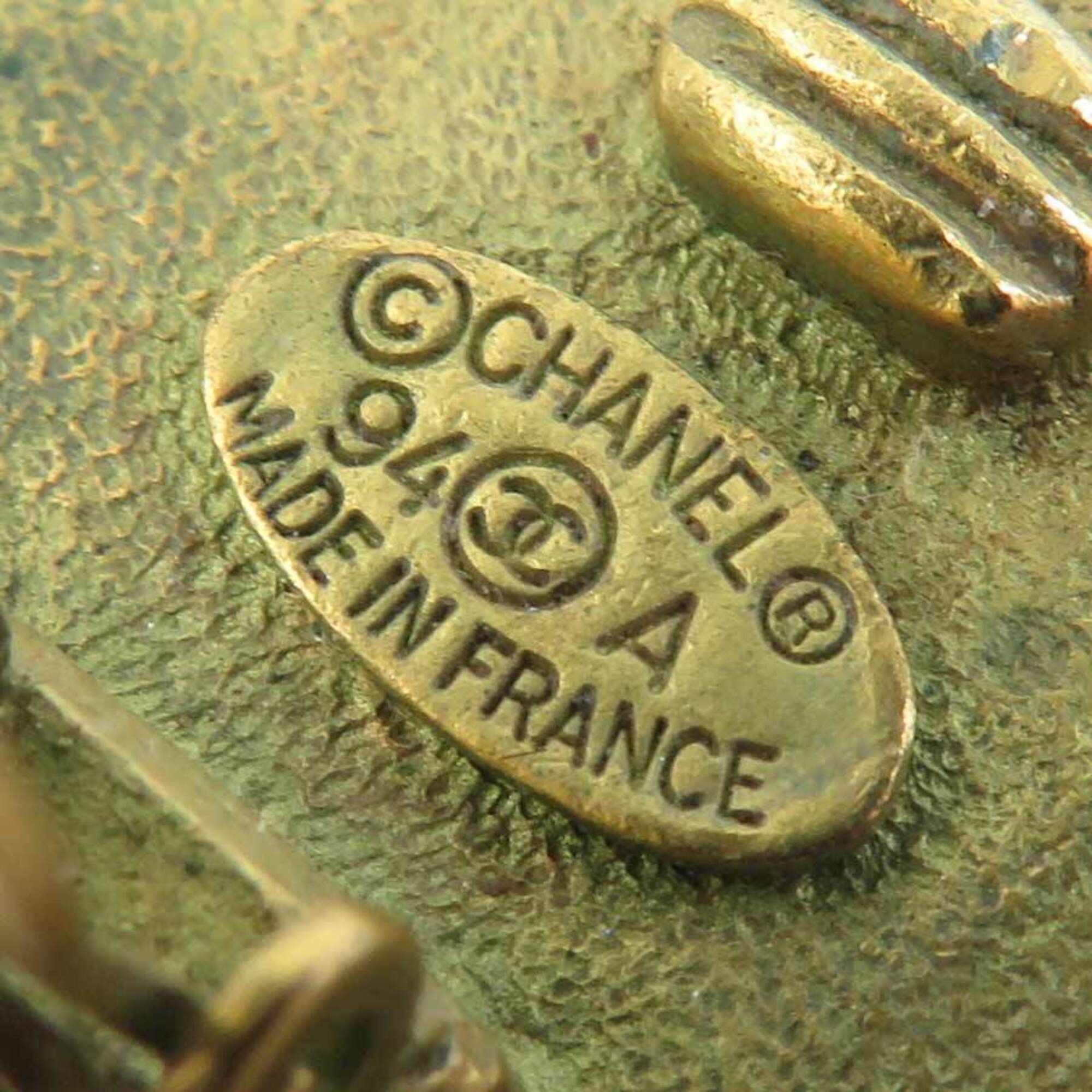 Chanel Chanel earrings, metal, gold, women's, h32174 Size ONE SIZE - 8 Thumbnail
