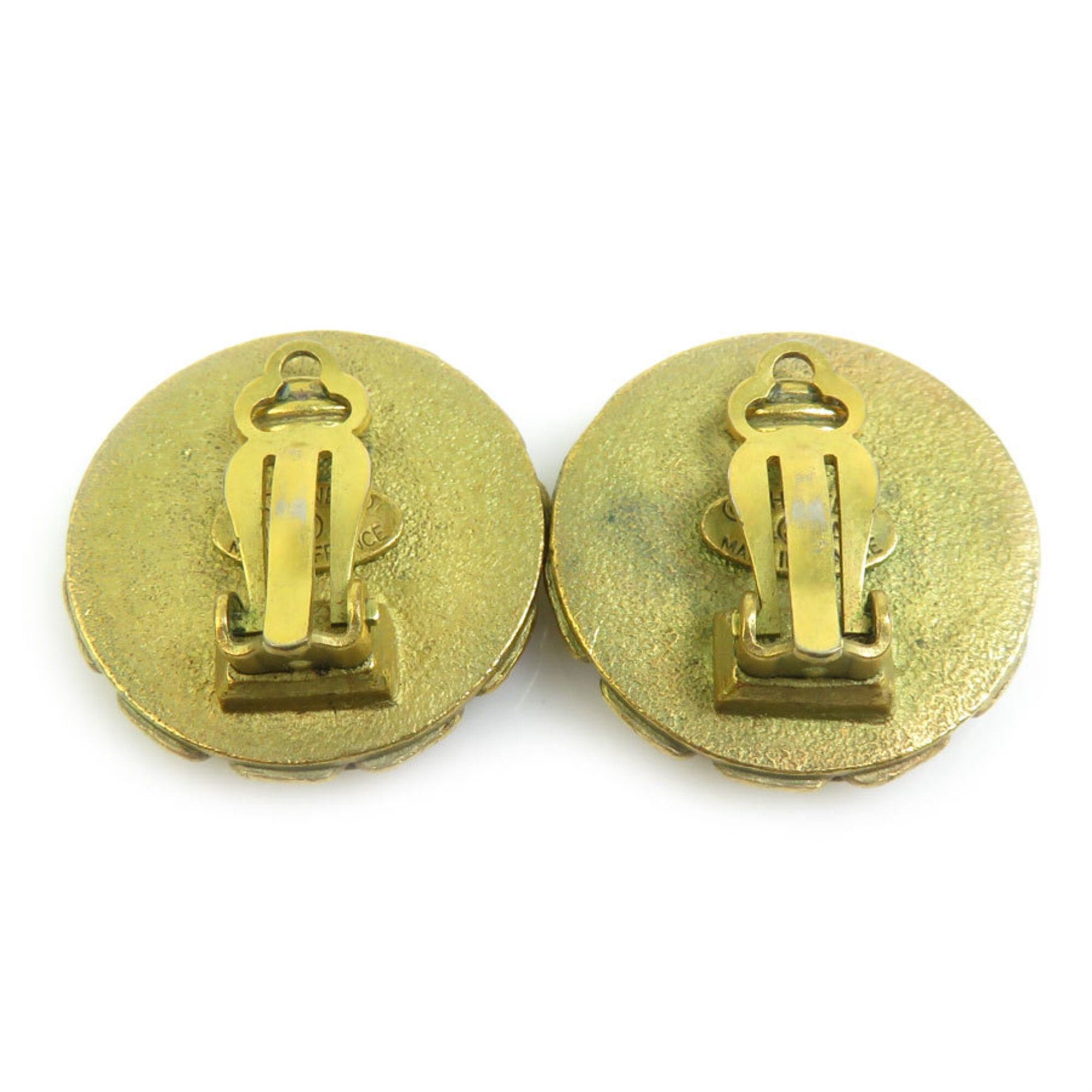 Chanel Chanel earrings, metal, gold, women's, h32174 Size ONE SIZE - 5 Thumbnail