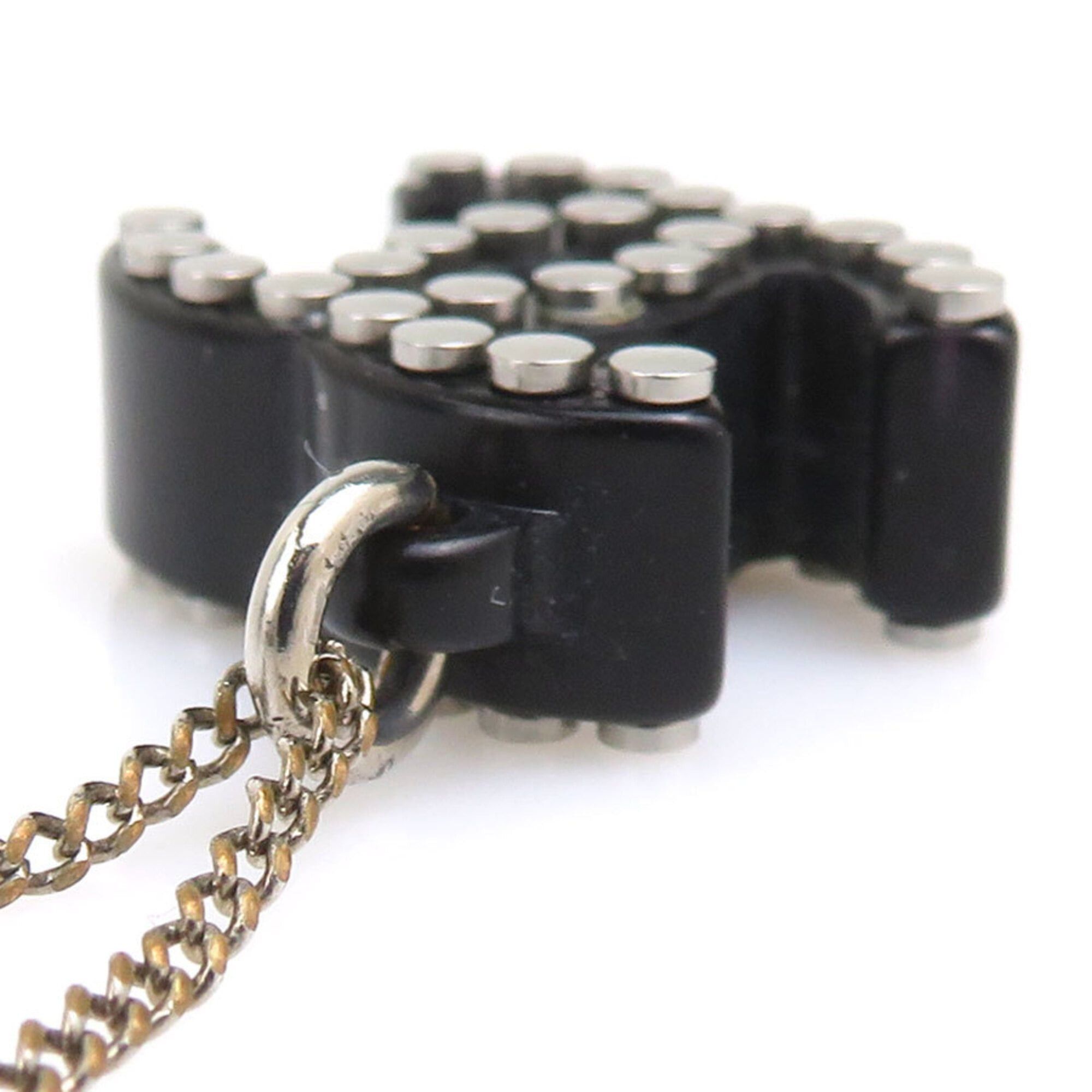 Chanel Chanel Necklace Resin Metal Black Women's h32176i Size ONE SIZE - 4 Thumbnail