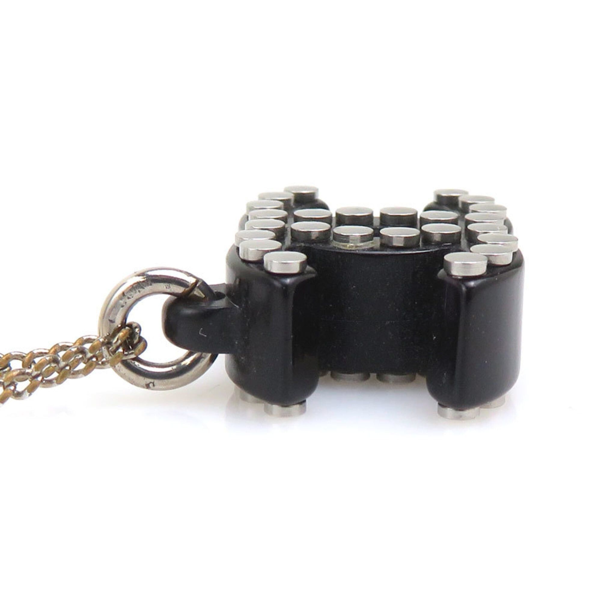 Chanel Chanel Necklace Resin Metal Black Women's h32176i Size ONE SIZE - 2 Thumbnail