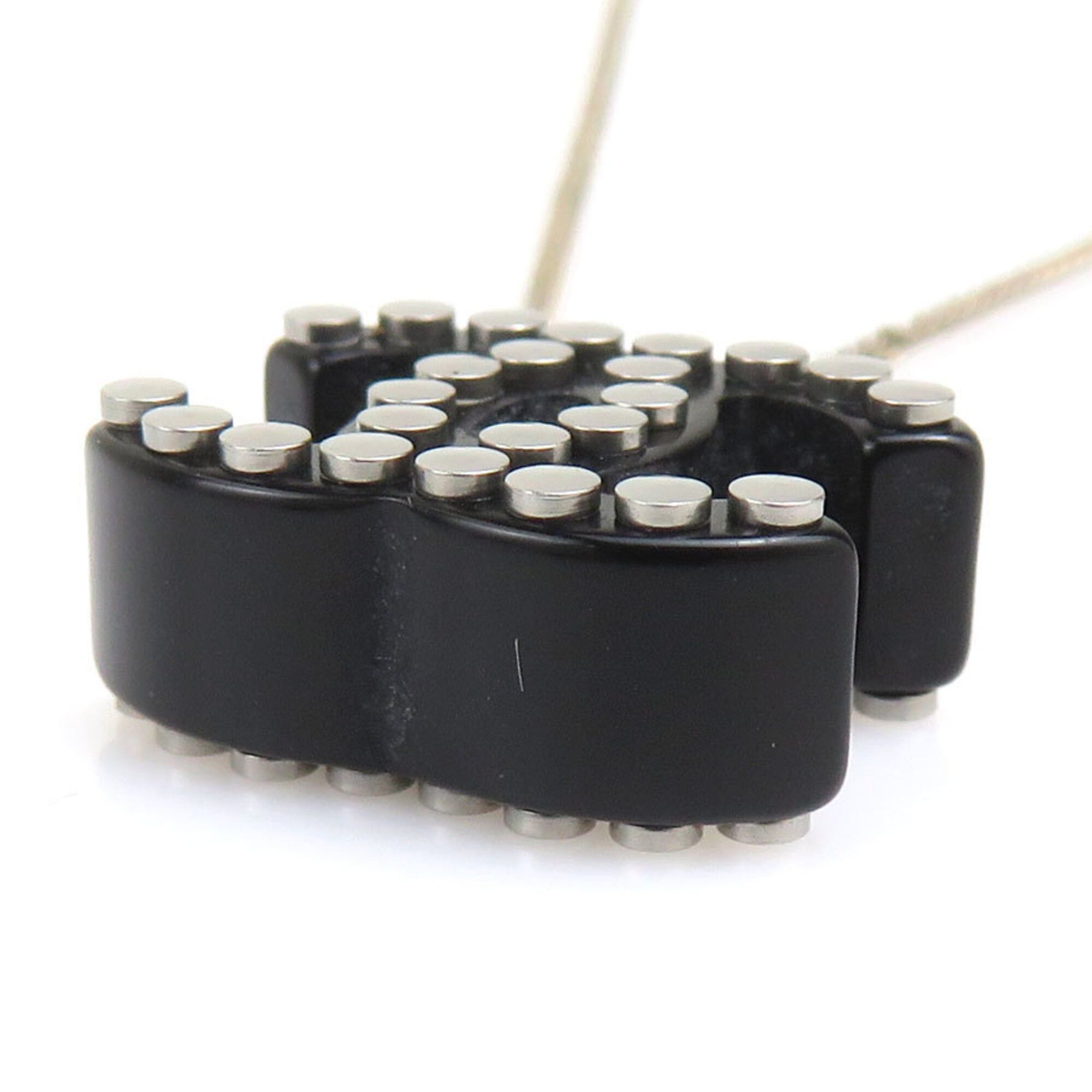 Chanel Chanel Necklace Resin Metal Black Women's h32176i Size ONE SIZE - 3 Thumbnail