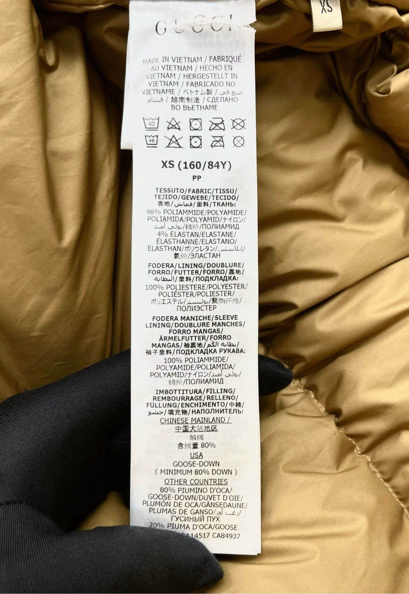 Gucci Gucci x TNF Yellow Puffer Jacket Size XS / US 0-2 / IT 36-38 - 4 Thumbnail