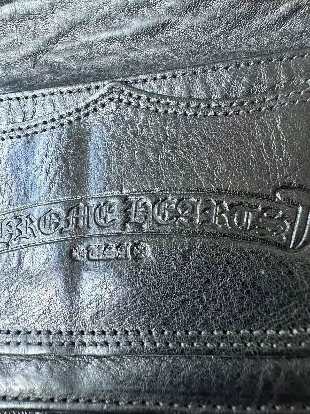 Chrome Hearts Chromehearts Silver Carved Long Wallet Size ONE SIZE - 6 Thumbnail