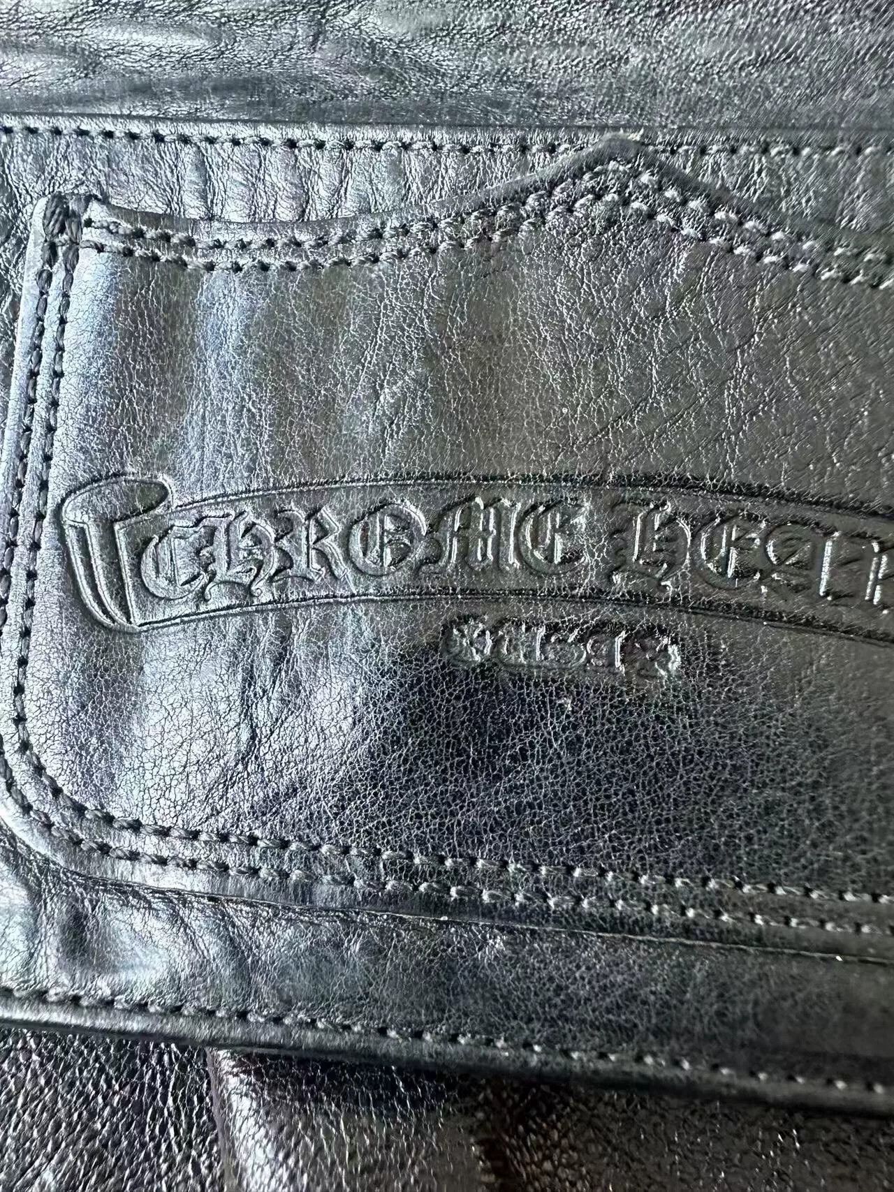 Chrome Hearts Chromehearts Silver Carved Long Wallet Size ONE SIZE - 5 Thumbnail