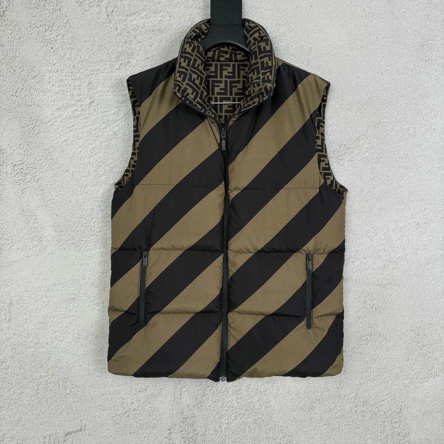 Fendi Fendi All-Over Double F Double-Sided Vest Size US M / EU 48-50 / 2 - 3 Thumbnail