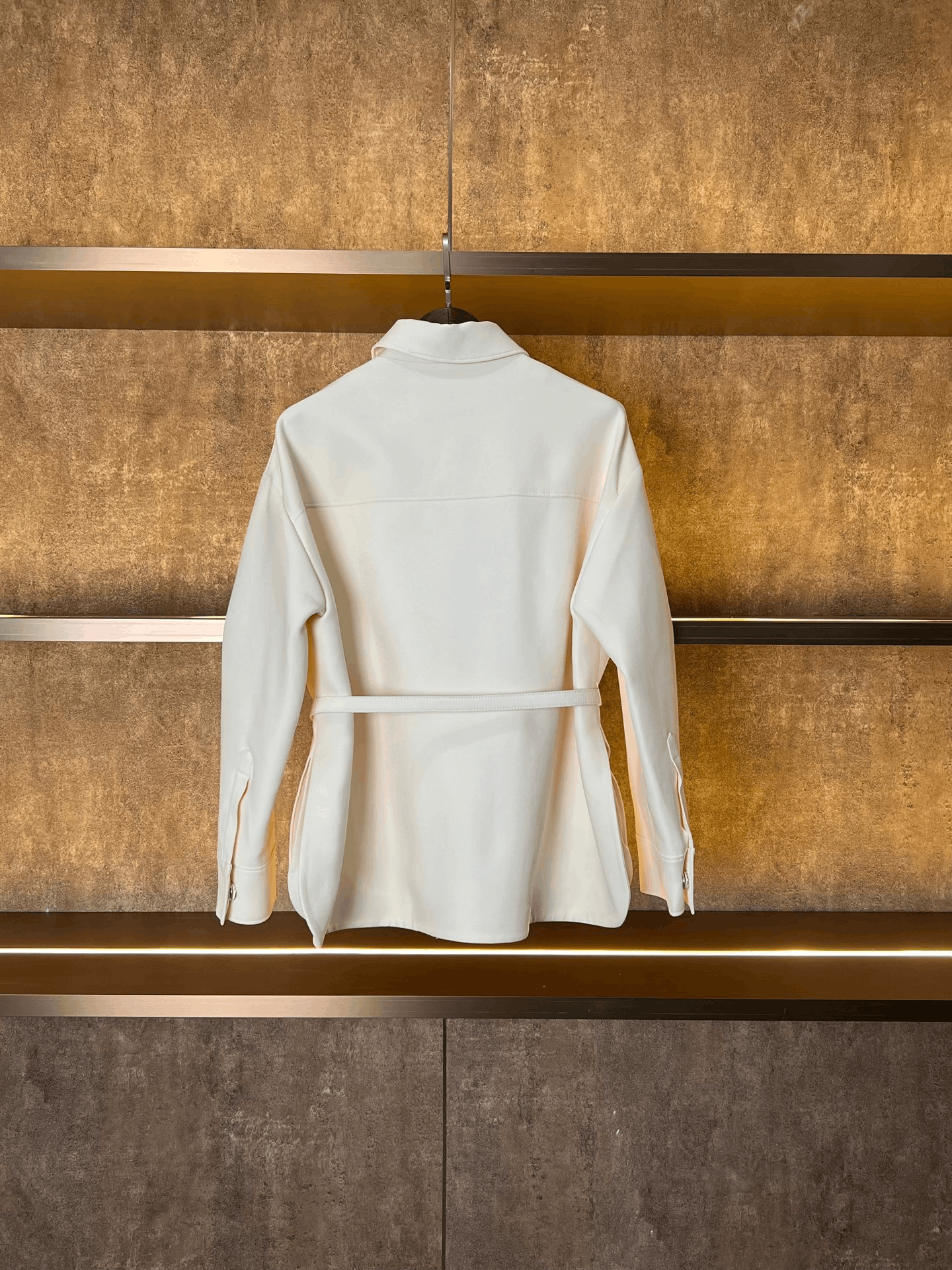 Fendi Fendi White Belted Pocket Jacket Size M / US 6-8 / IT 42-44 - 2 Thumbnail