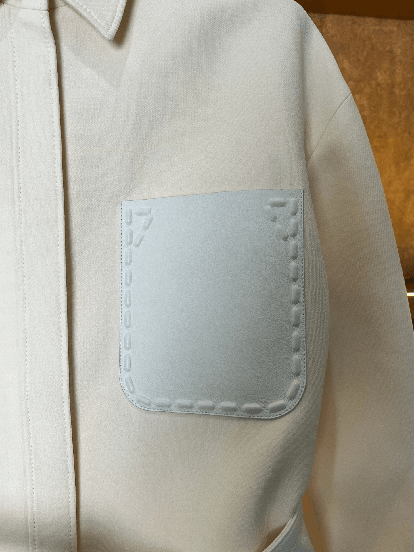 Fendi Fendi White Belted Pocket Jacket Size M / US 6-8 / IT 42-44 - 3 Thumbnail