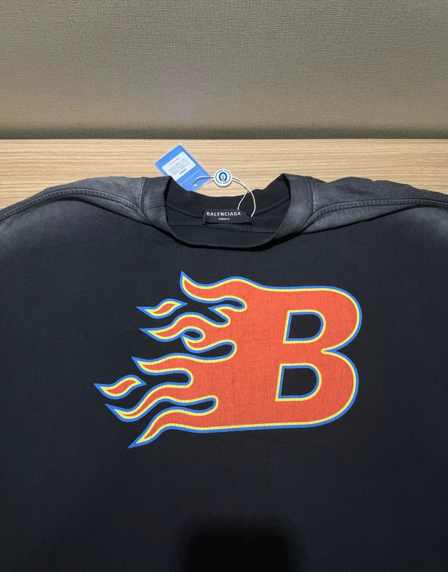 Balenciaga Balenciaga SS21 Flame Logo T-Shirt Size US S / EU 44-46 / 1 - 3 Thumbnail