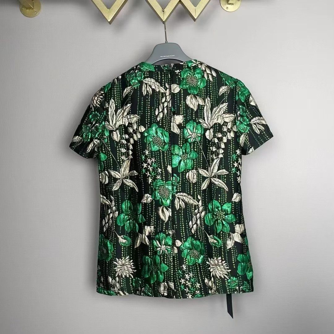 Prada PRADA 2016 Resort Floral Embroidery Top Size S / US 4 / IT 40 - 3 Thumbnail