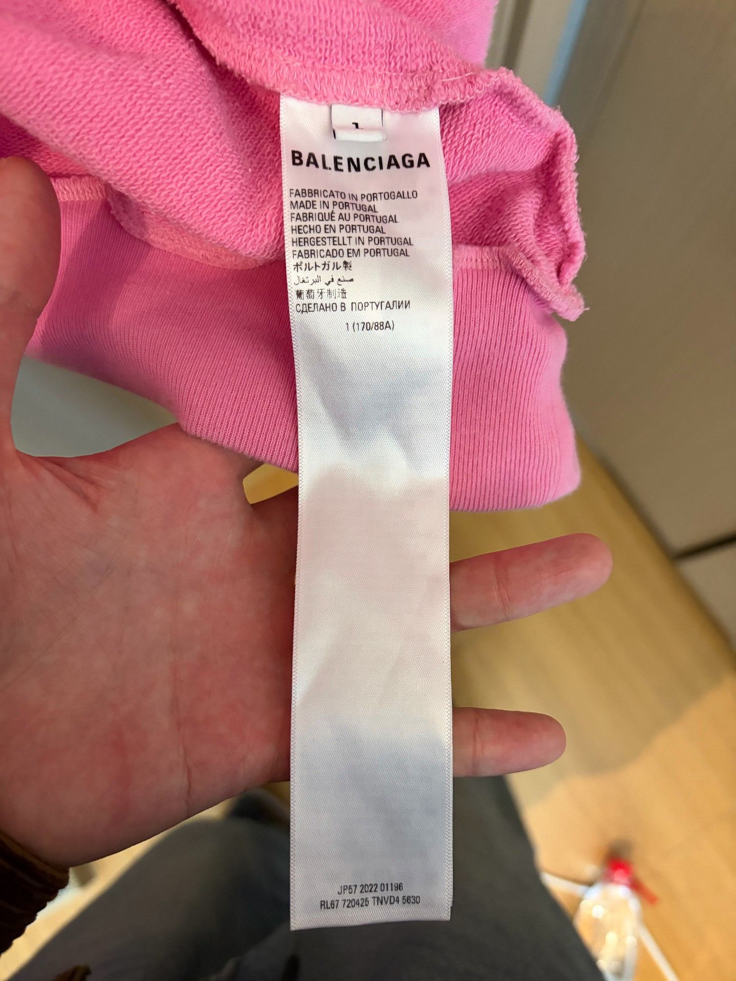 Balenciaga Balenciaga Pink Horse Logo Hooded Jacket Size L / US 10 / IT 46 - 4 Thumbnail