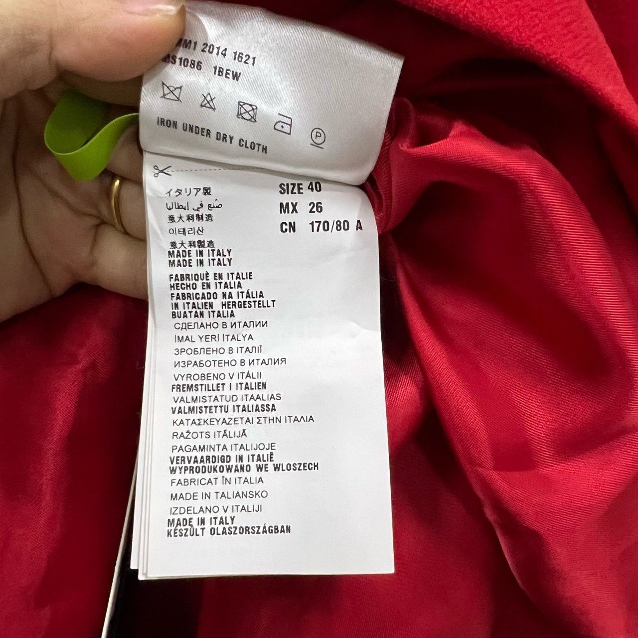 Miu Miu Miu Miu Red Double-Breasted Coat Size S / US 4 / IT 40 - 6 Thumbnail