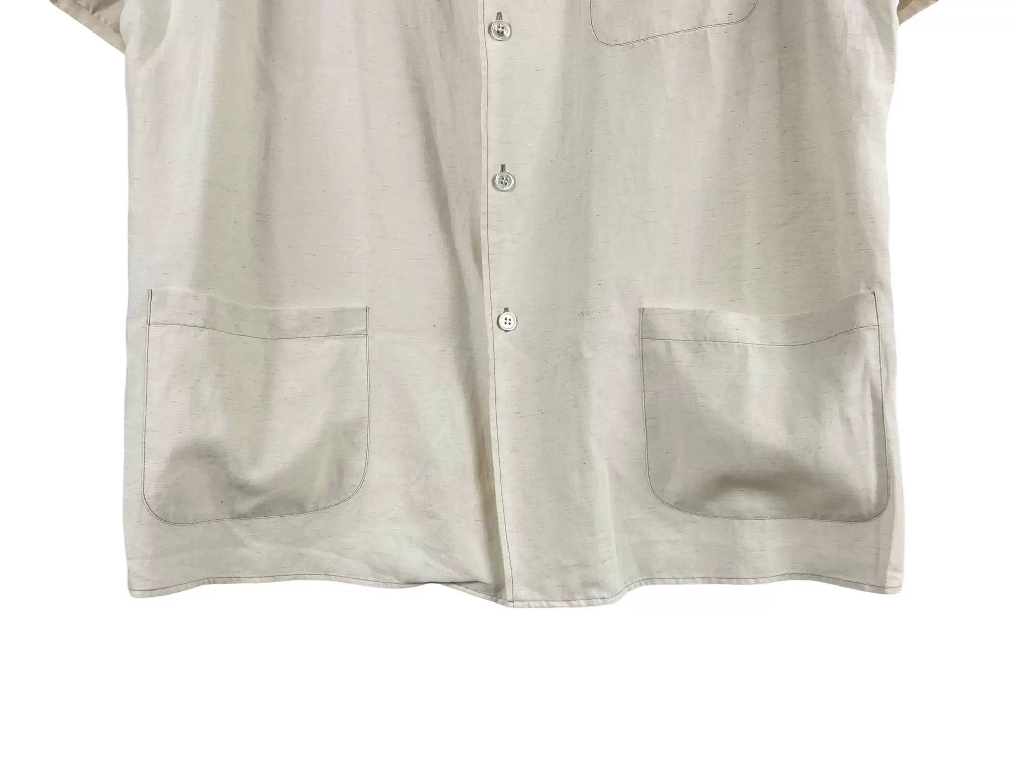 Maison Margiela Maison Margiela White Short-Sleeve Shirt Size US M / EU 48-50 / 2 - 4 Thumbnail