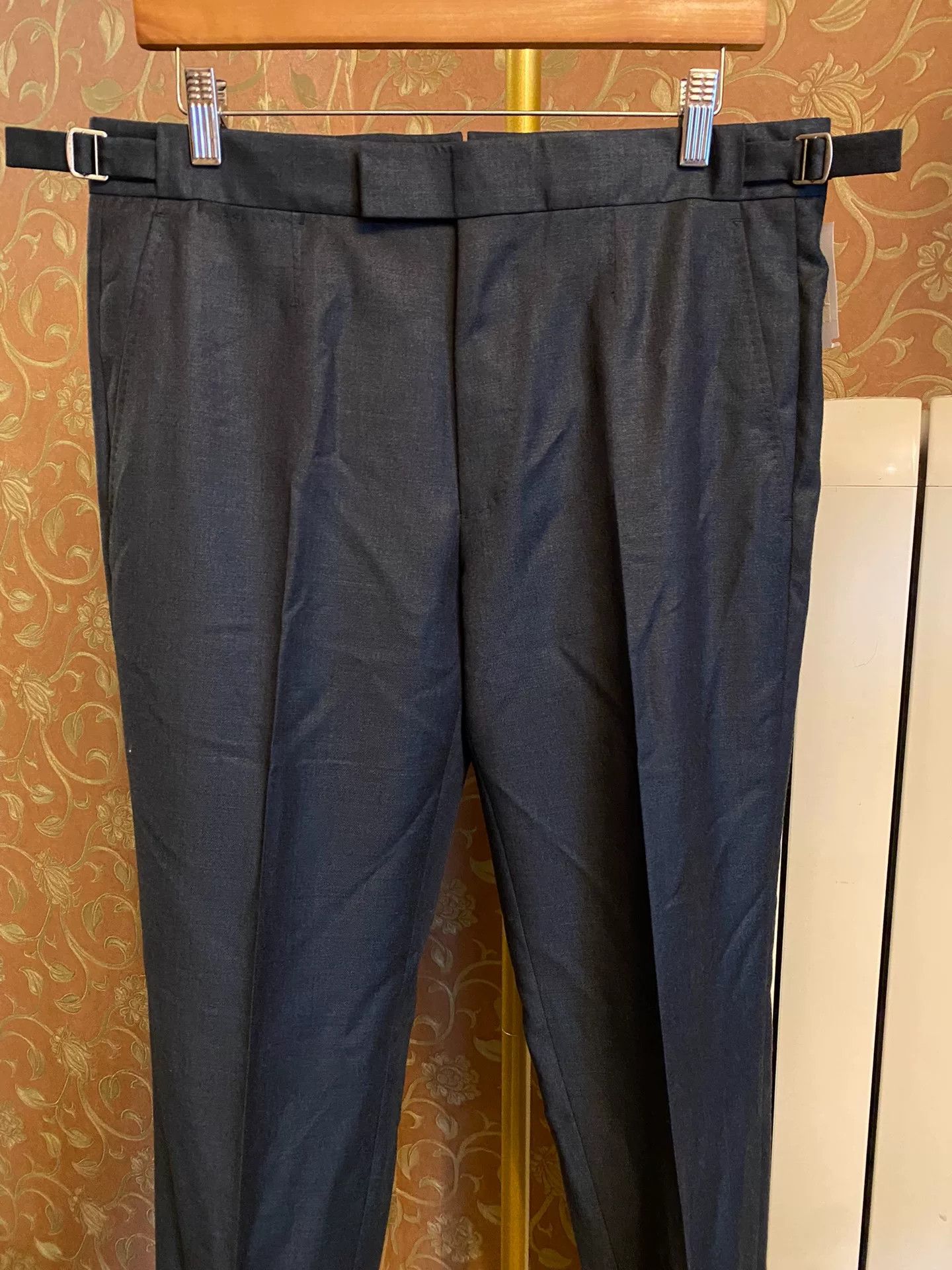 Ermenegildo Zegna Zegna Dark Gray Wool Trousers Size US 32 / EU 48 - 2 Thumbnail