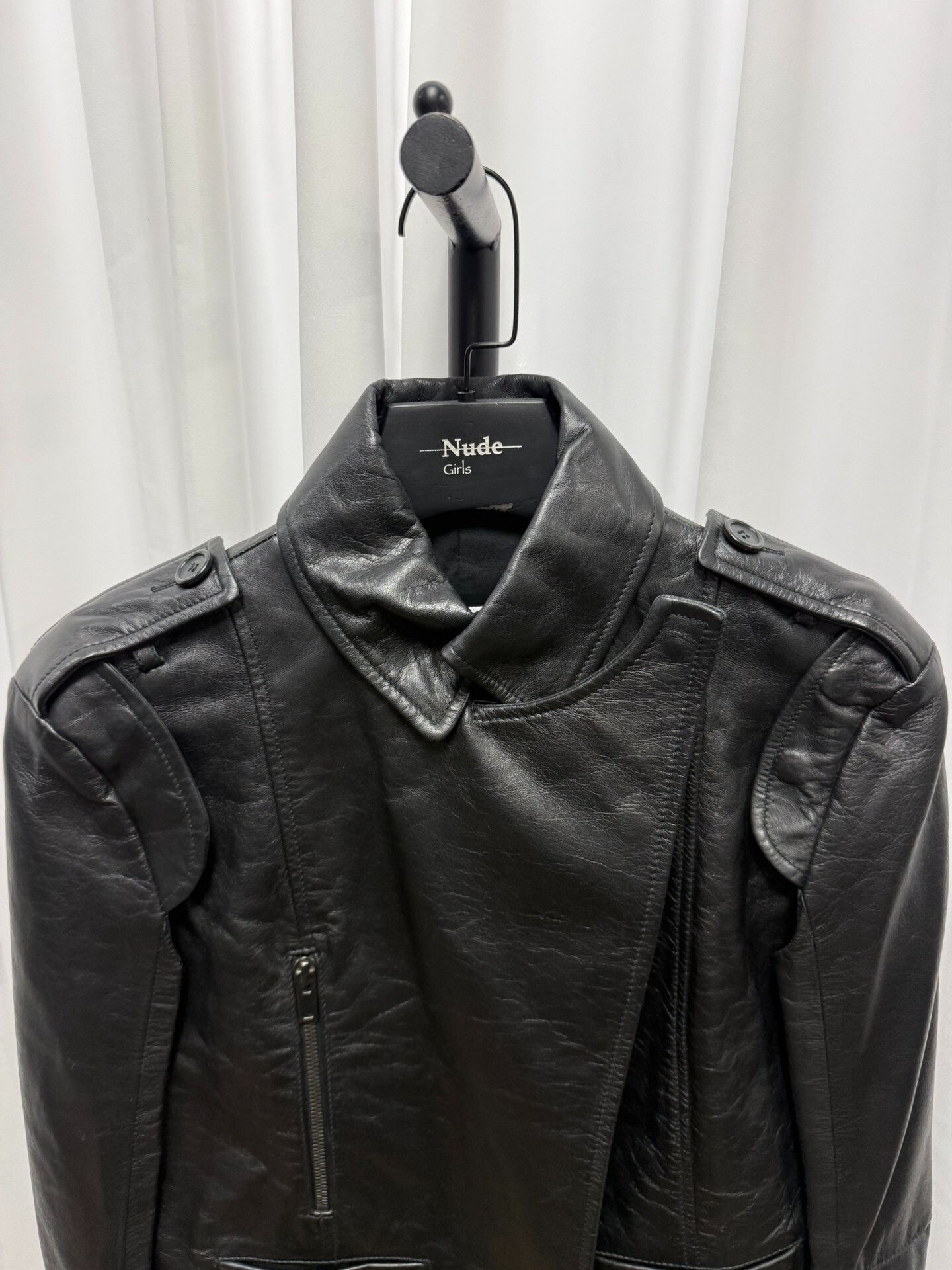 Maison Margiela Maison Margiela Detachable Sleeve Leather Jacket Size S / US 4 / IT 40 - 4 Thumbnail
