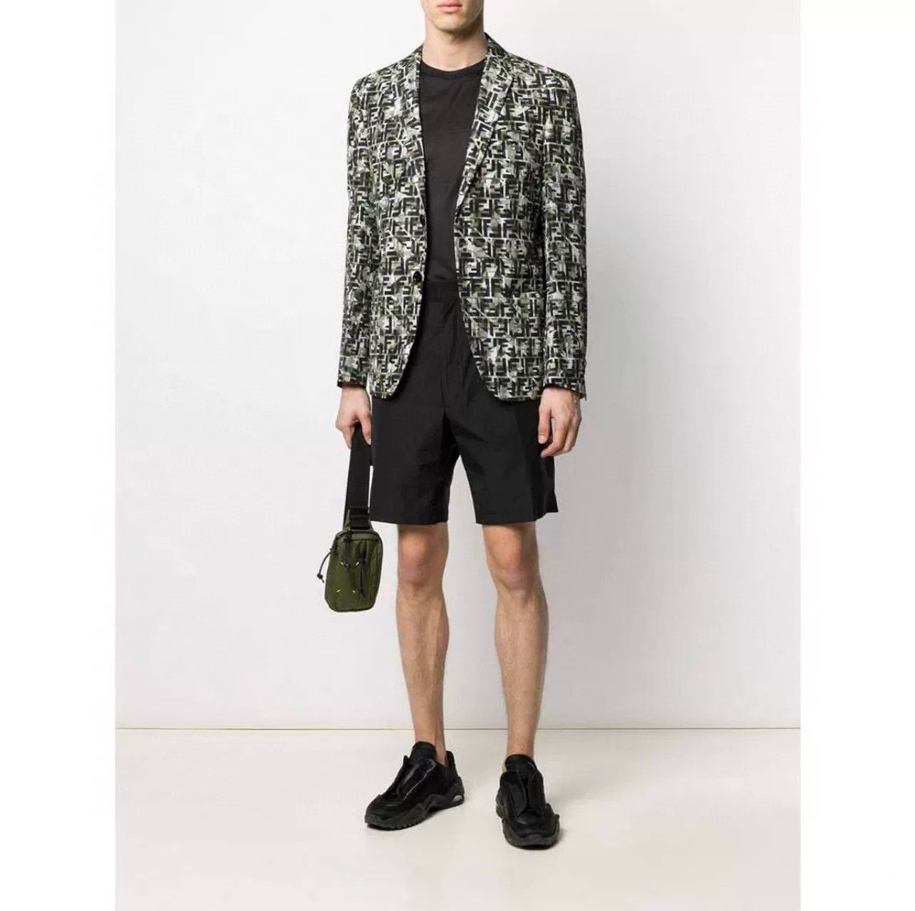 Fendi Fendi Men's All-Over Logo Casual Blazer Size US S / EU 44-46 / 1 - 6 Thumbnail
