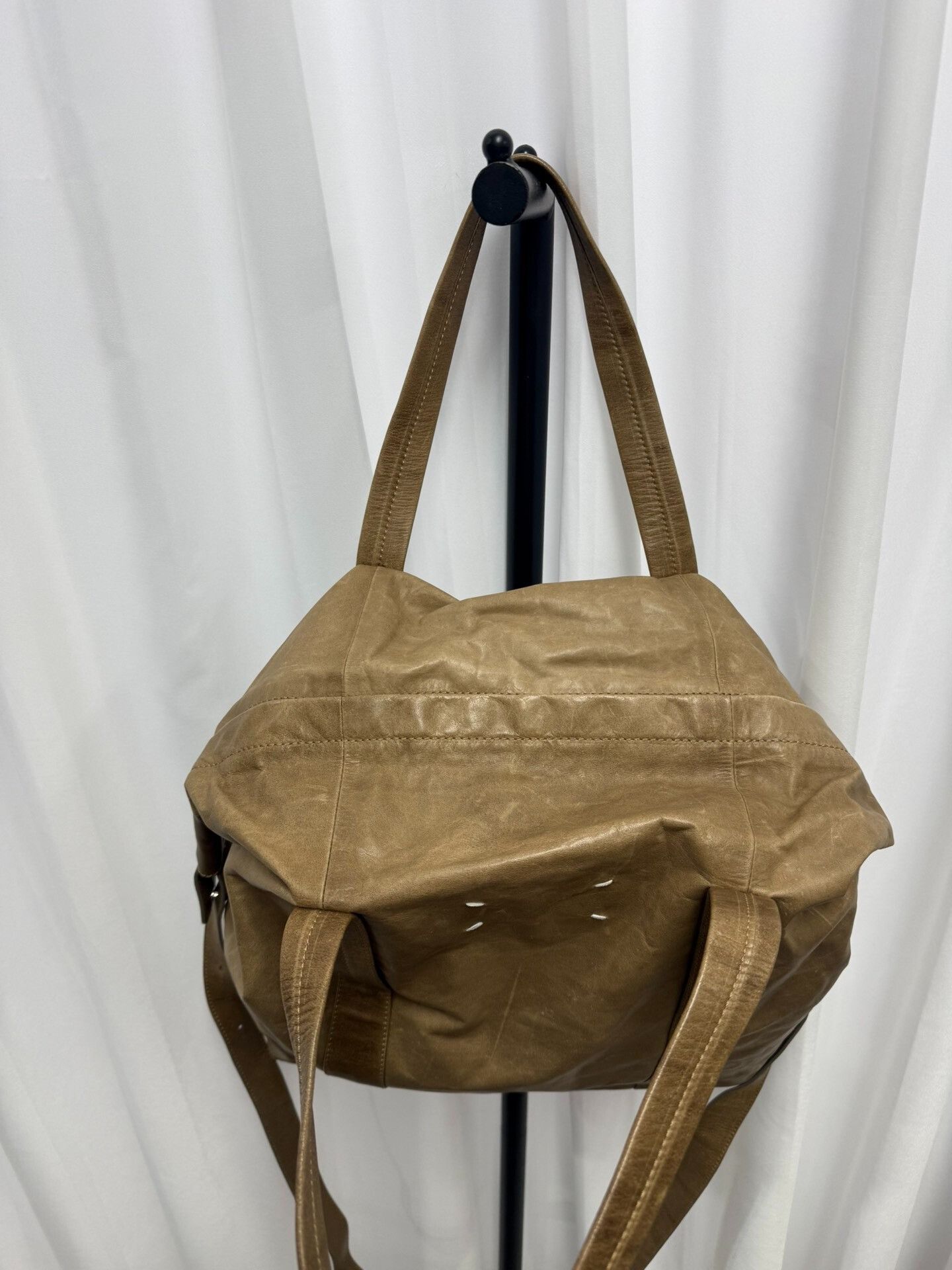 Maison Margiela Maison Margiela Brown Leather Boston Bag Size ONE SIZE - 3 Thumbnail