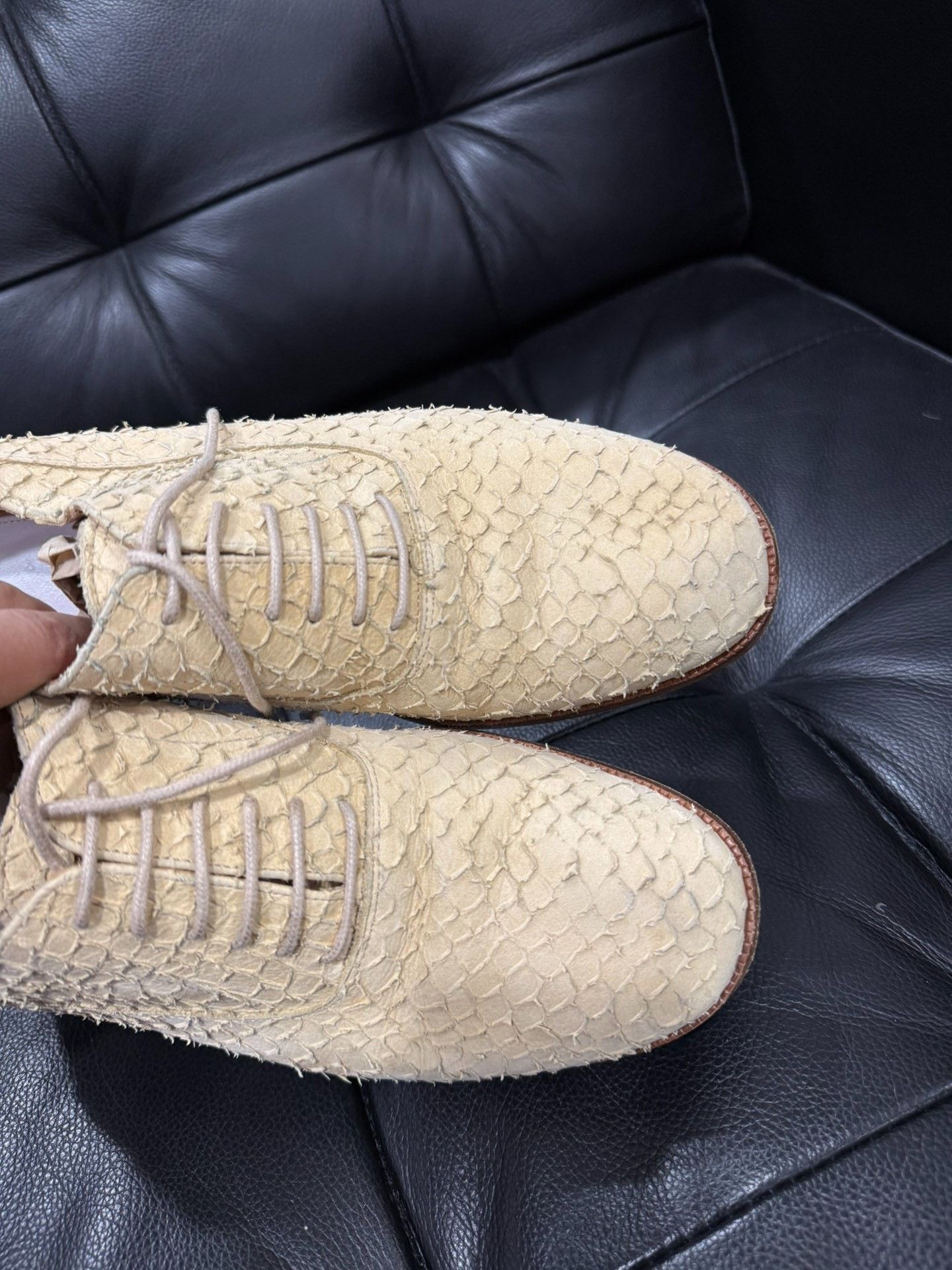 Maison Margiela Maison Margiela Snake Skin Derby Size US 6.5 / EU 39-40 - 4 Thumbnail