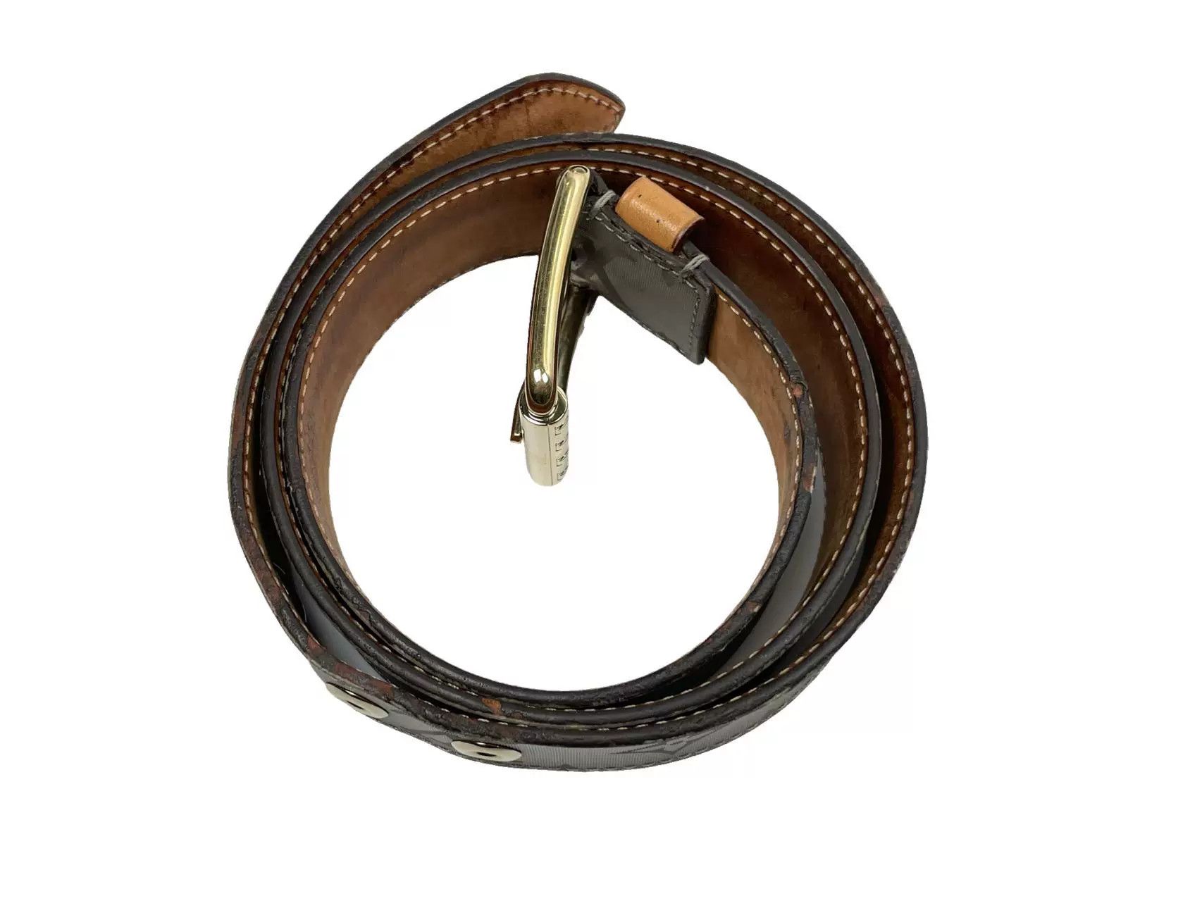 Louis Vuitton Louis Vuitton Monogram Belt Size ONE SIZE - 2 Thumbnail
