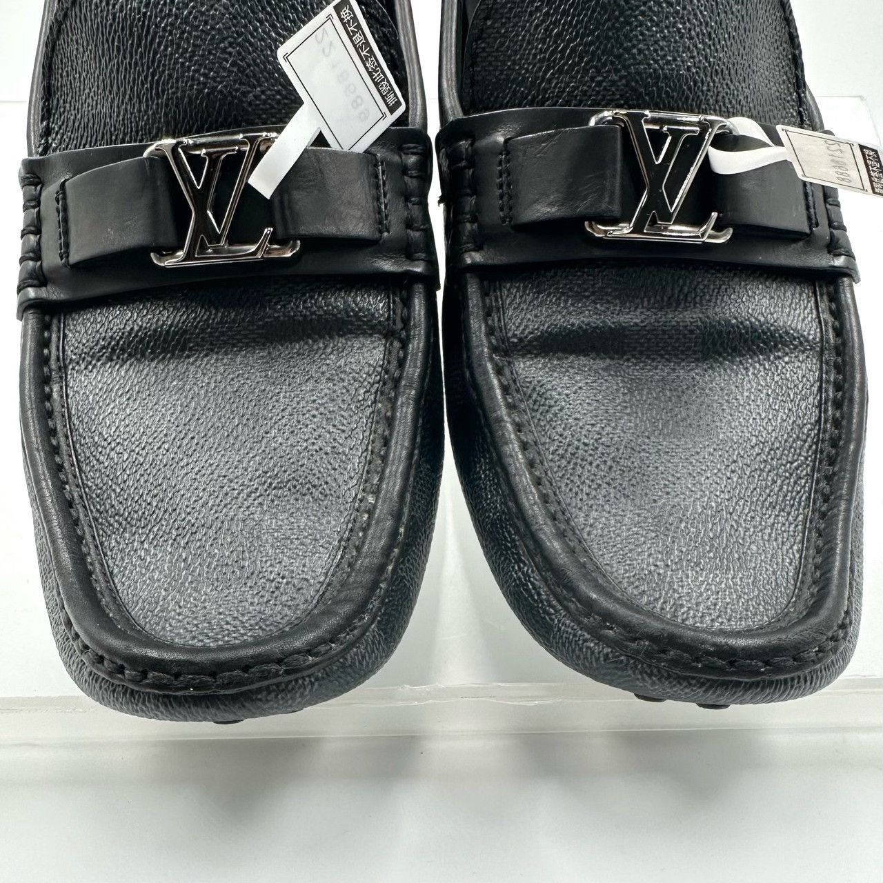 Louis Vuitton Louis Vuitton Black Gray Check Loafers Size US 6.5 / EU 39-40 - 6 Thumbnail