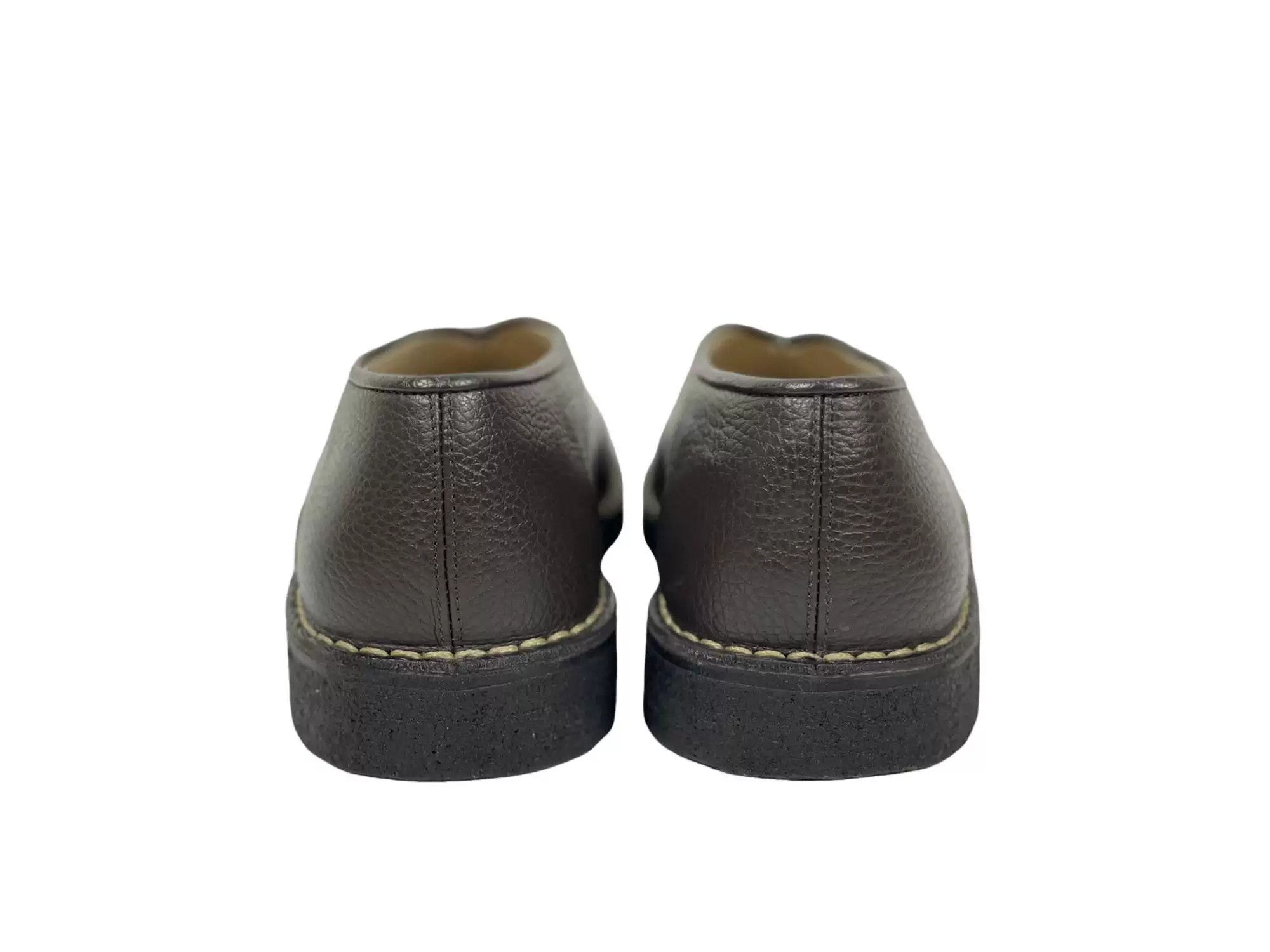 Lemaire Lemarie Brown Lychee-Pattern Monk Shoes Size US 9 / EU 42 - 4 Thumbnail