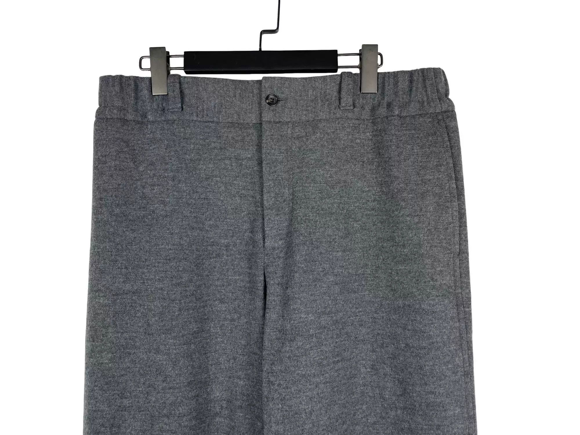 Lanvin LANVIN Gray Wool Straight-Leg Pants Size US 36 / EU 52 - 3 Thumbnail