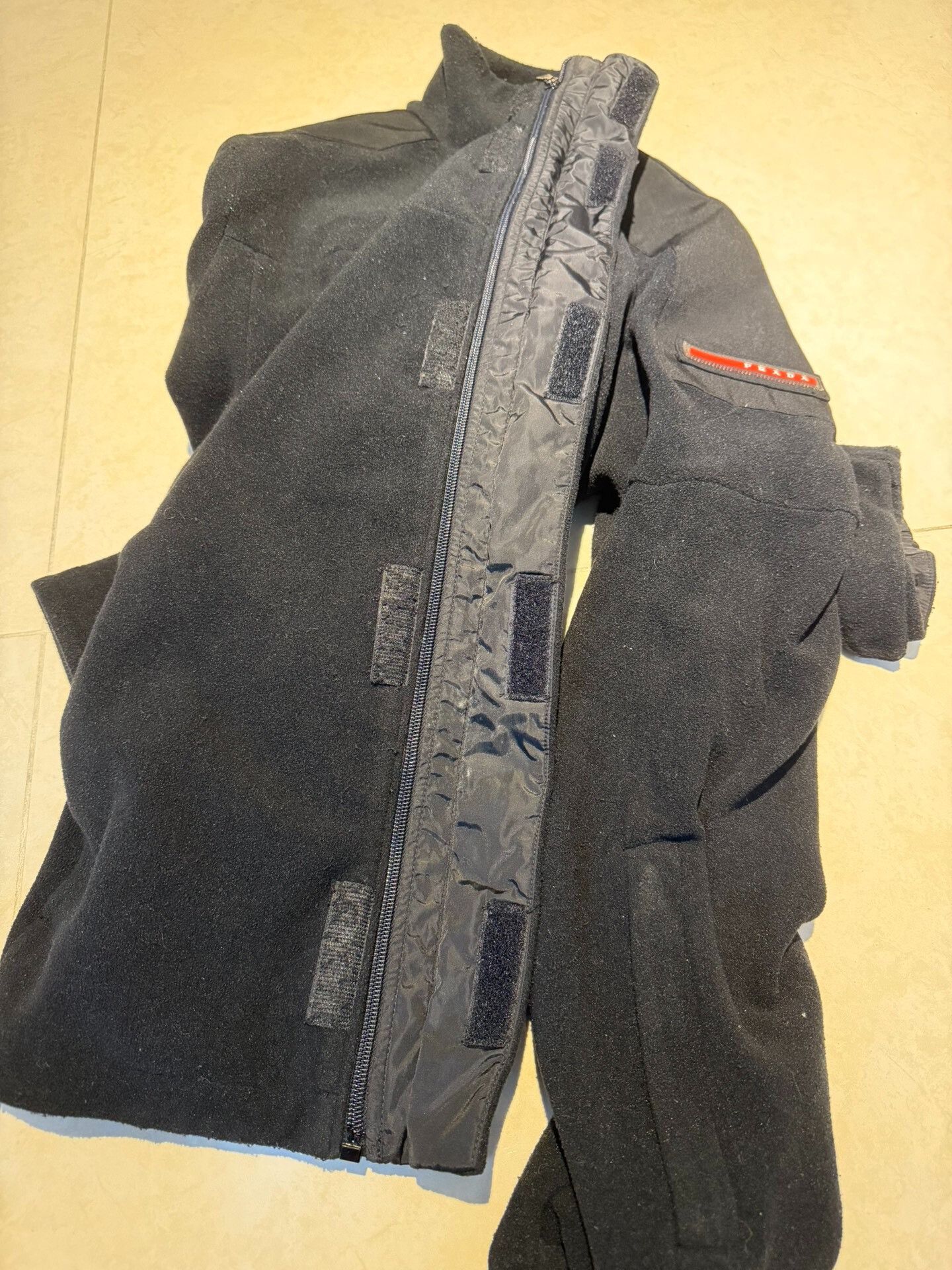 Prada Prada Black Sports Bomber Jacket Size US XL / EU 56 / 4 - 3 Thumbnail