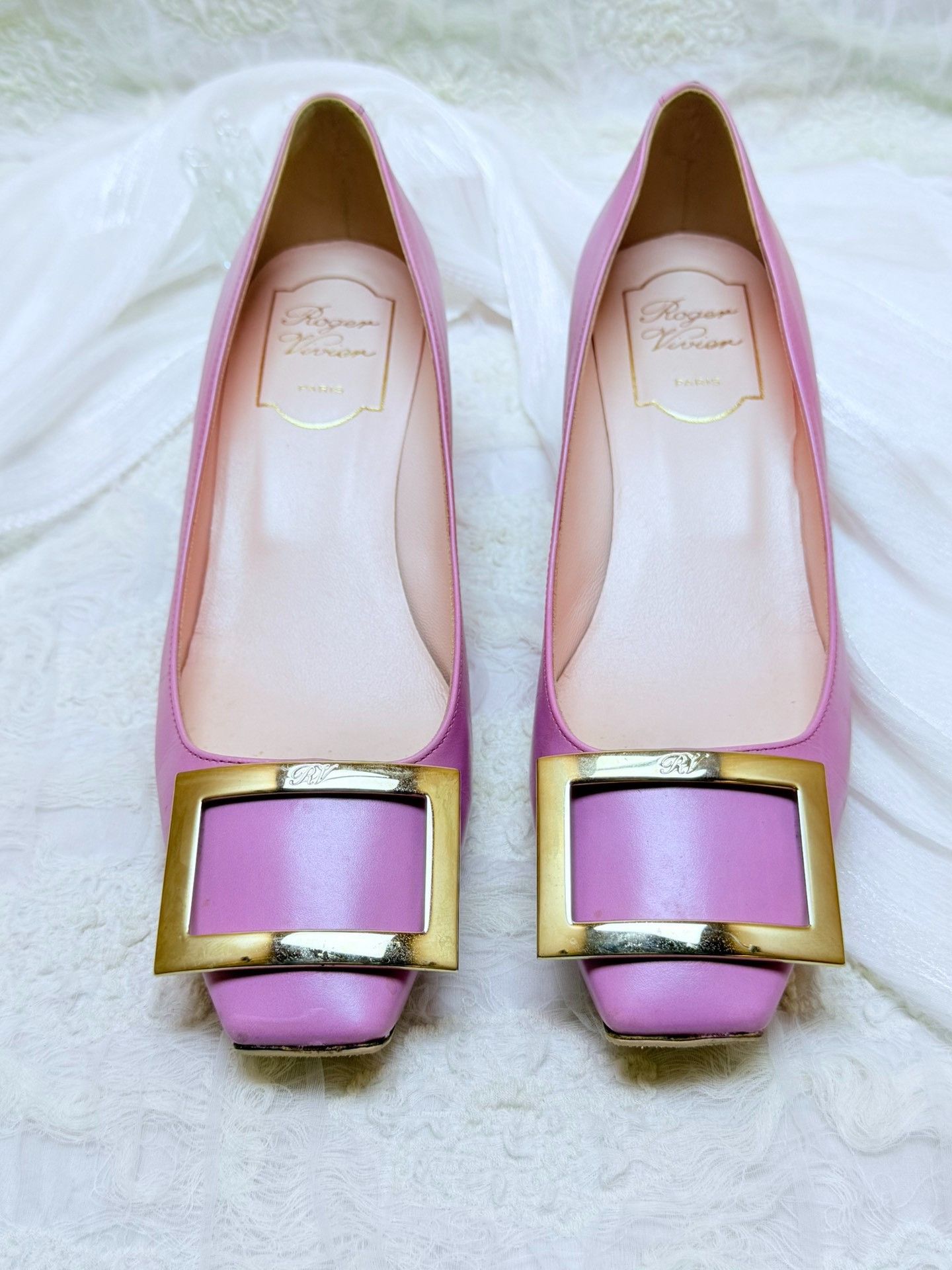 Roger Vivier Roger Vivier Retro Purple Lowtop Sneakers us_6 Women Size US 6 / IT 36 - 3 Thumbnail