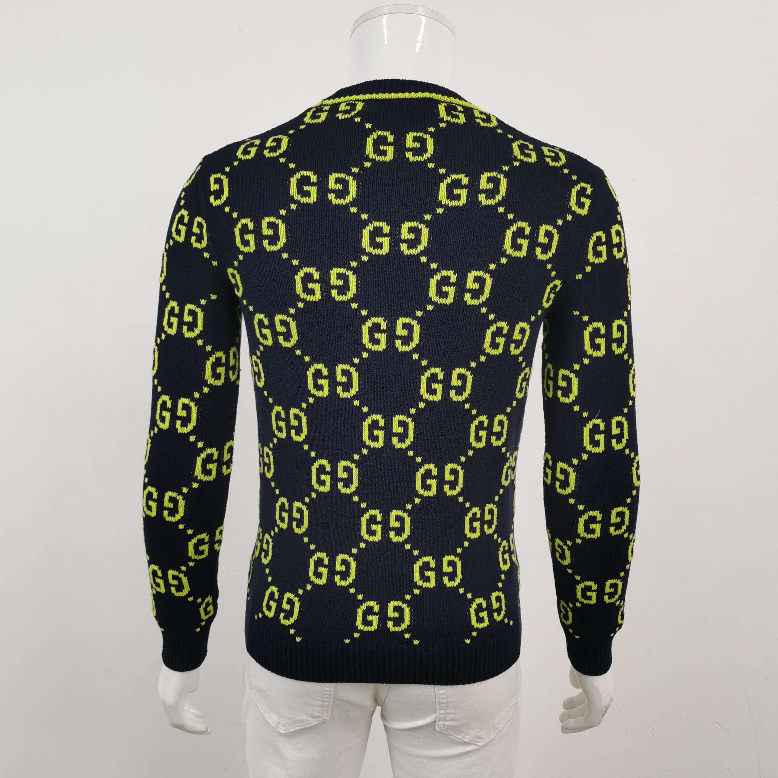 Gucci Gucci Double G Monogram Knit Sweater XS Size US XS / EU 42 / 0 - 2 Thumbnail