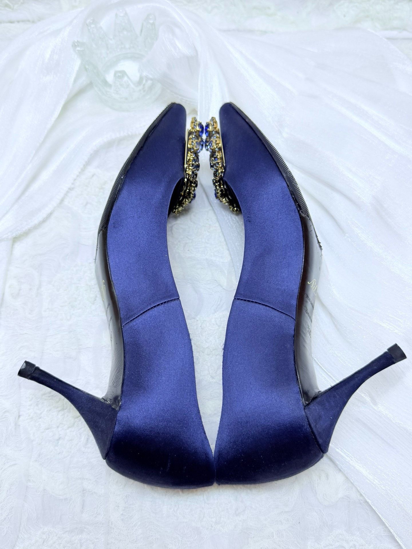 Roger Vivier Roger Vivier Retro Blue Lowtop Sneakers us_6-5 Women Size US 6.5 / IT 36.5 - 4 Thumbnail