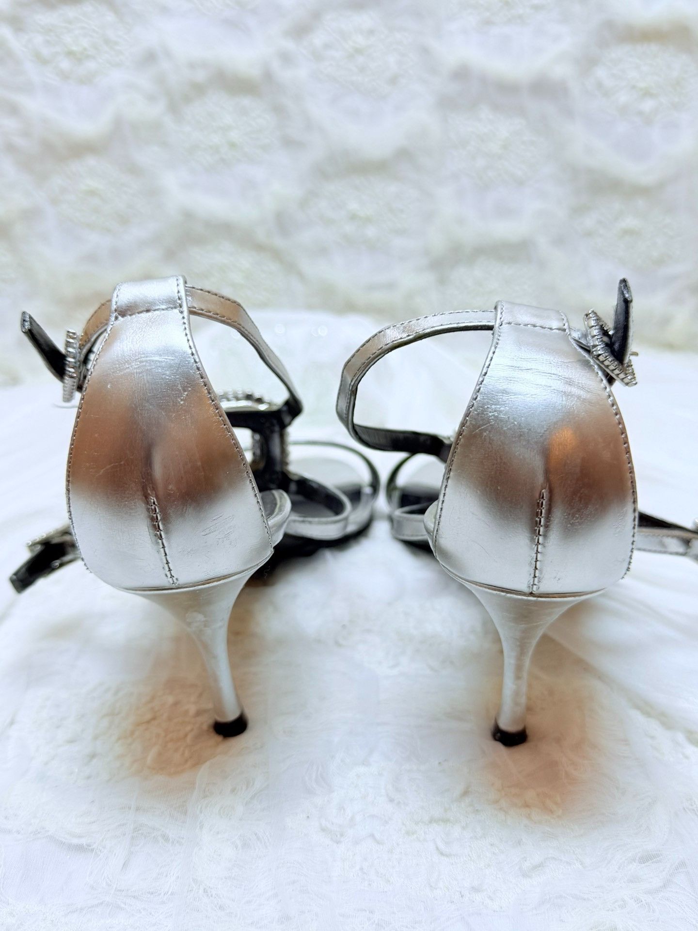 Roger Vivier Roger Vivier Retro Silver Sandals us_6-5 Women Size US 6.5 / IT 36.5 - 5 Thumbnail