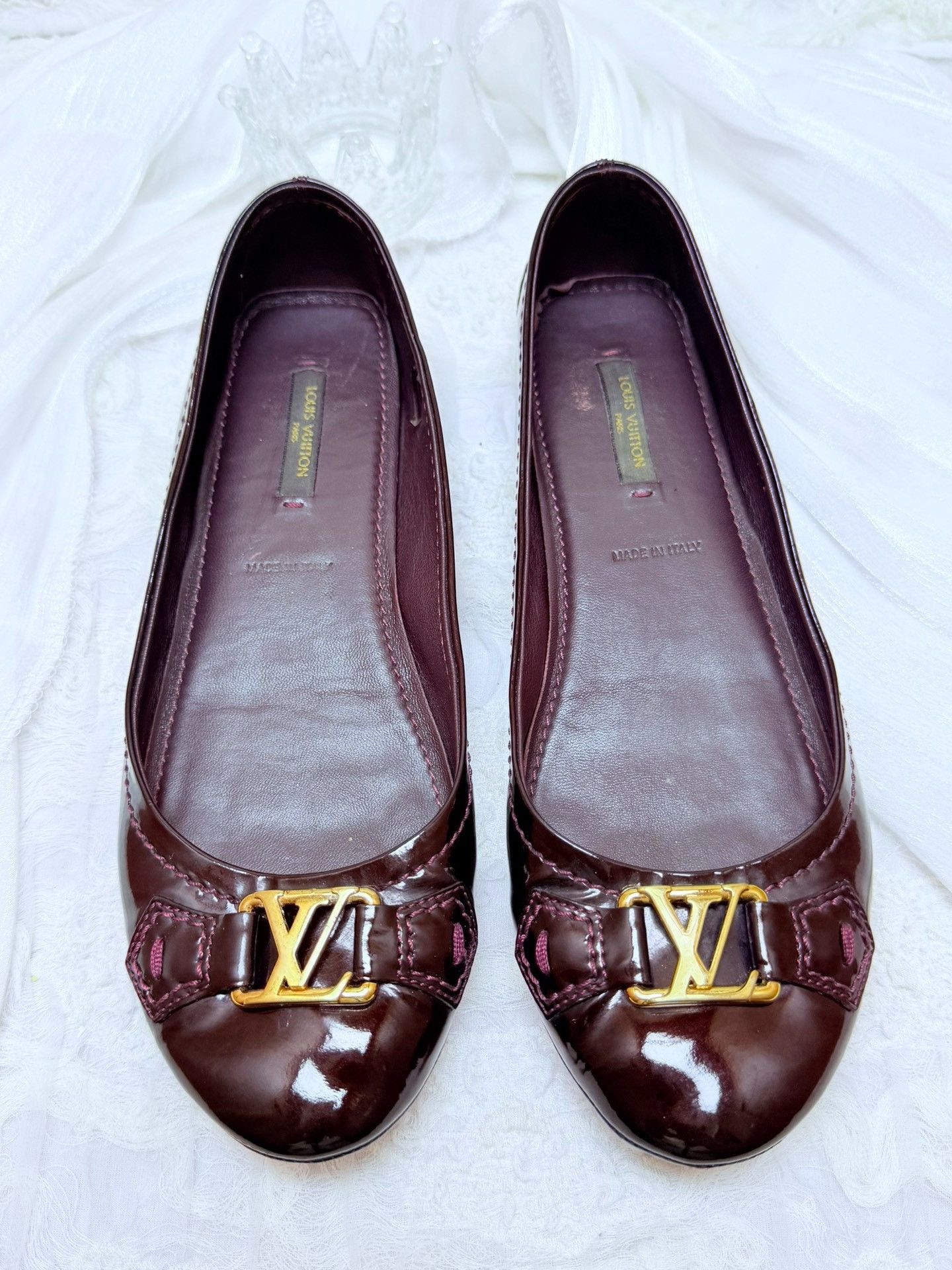 Louis Vuitton Louis Vuitton Patent Red Lowtop Sneakers us_7 Women Size US 7 / IT 37 - 3 Thumbnail
