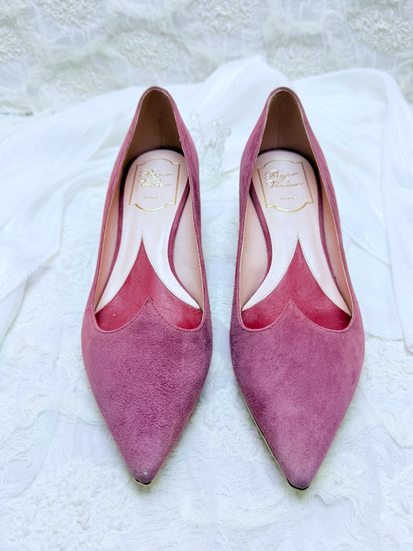 Roger Vivier Roger Vivier Retro Pink Lowtop Sneakers us_6 Women Size US 6 / IT 36 - 3 Thumbnail