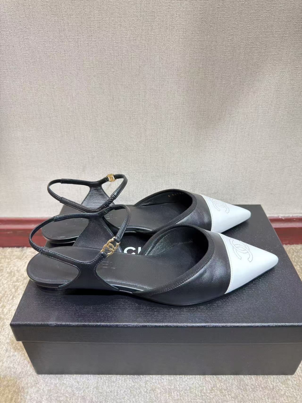 Chanel Chanel Leather Sandals us_9-5 Women Size US 9.5 / IT 39.5 - 3 Thumbnail