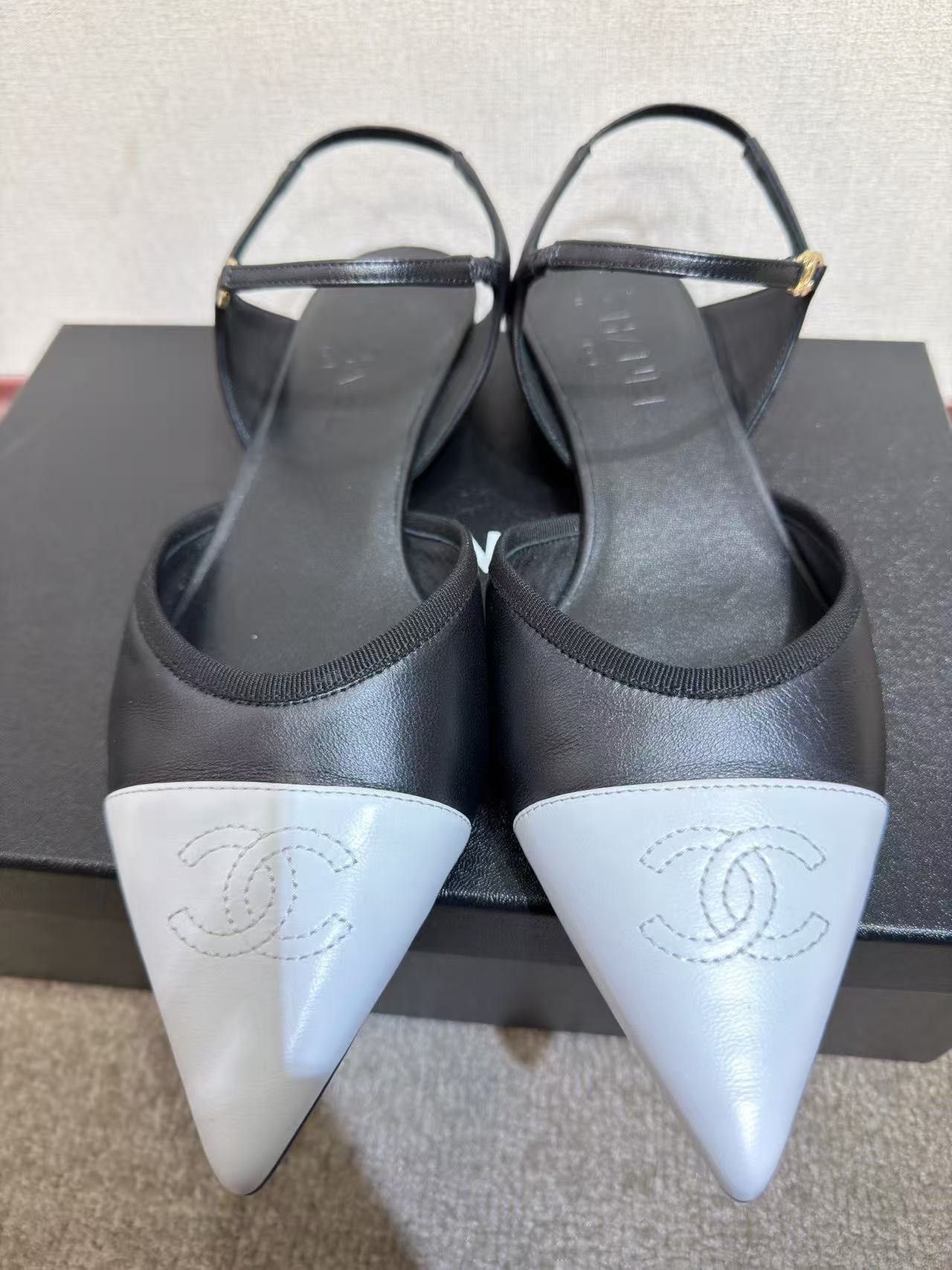 Chanel Chanel Leather Sandals us_9-5 Women Size US 9.5 / IT 39.5 - 4 Thumbnail