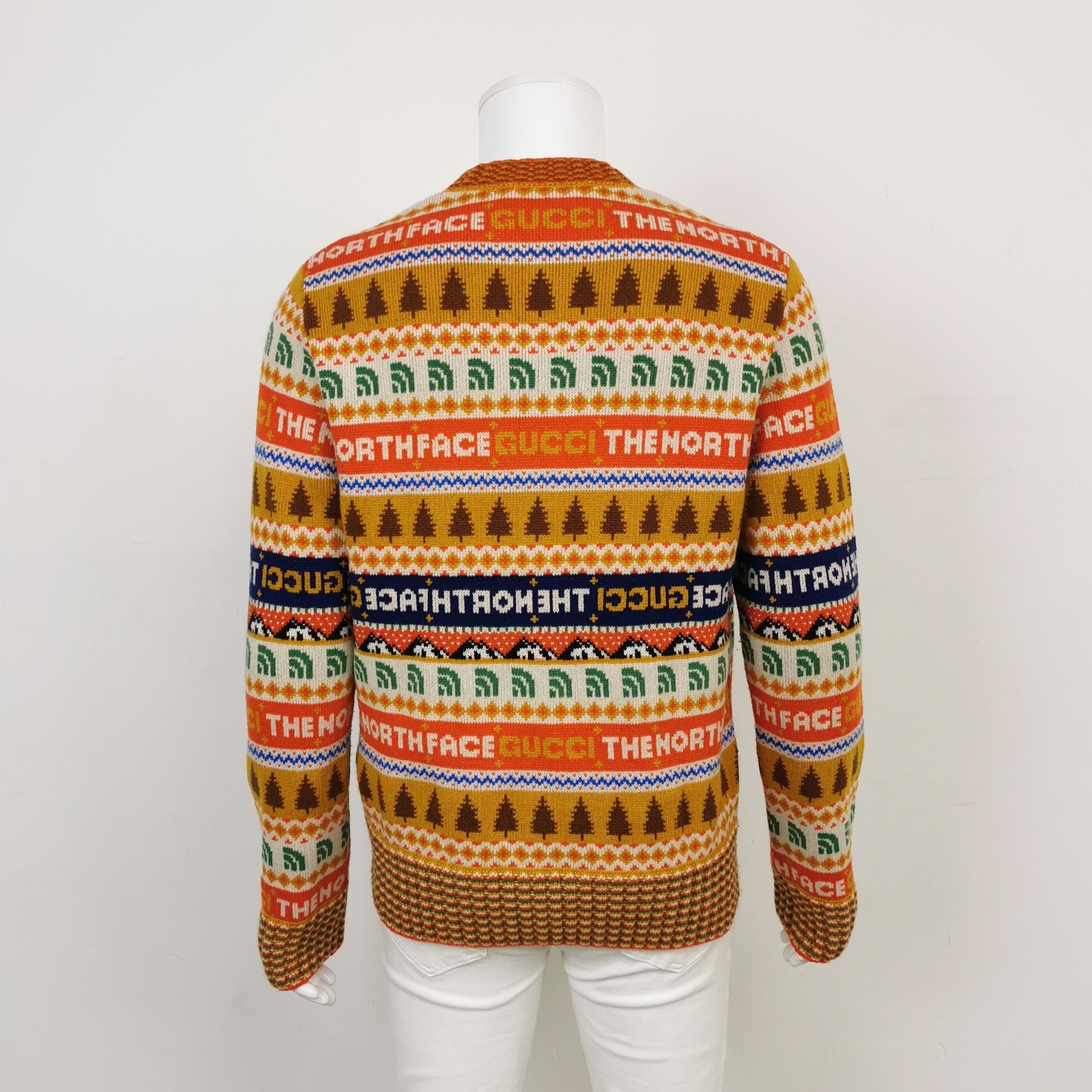 Gucci Gucci x The North Face Logo Wool Sweater Size L Size US L / EU 52-54 / 3 - 2 Thumbnail