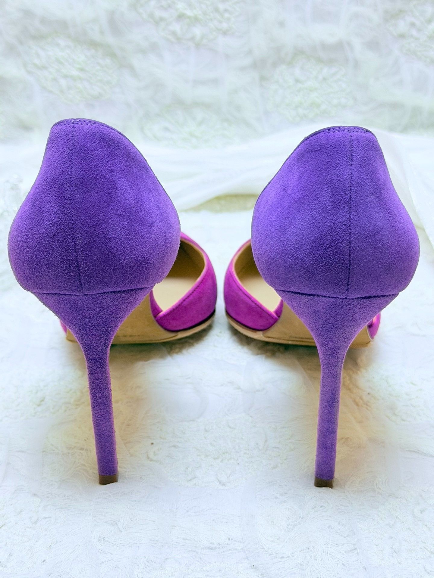 Manolo Blahnik Manolo Blahnik Purple Lowtop Sneakers us_5-5 Women Size US 5.5 / IT 35.5 - 4 Thumbnail