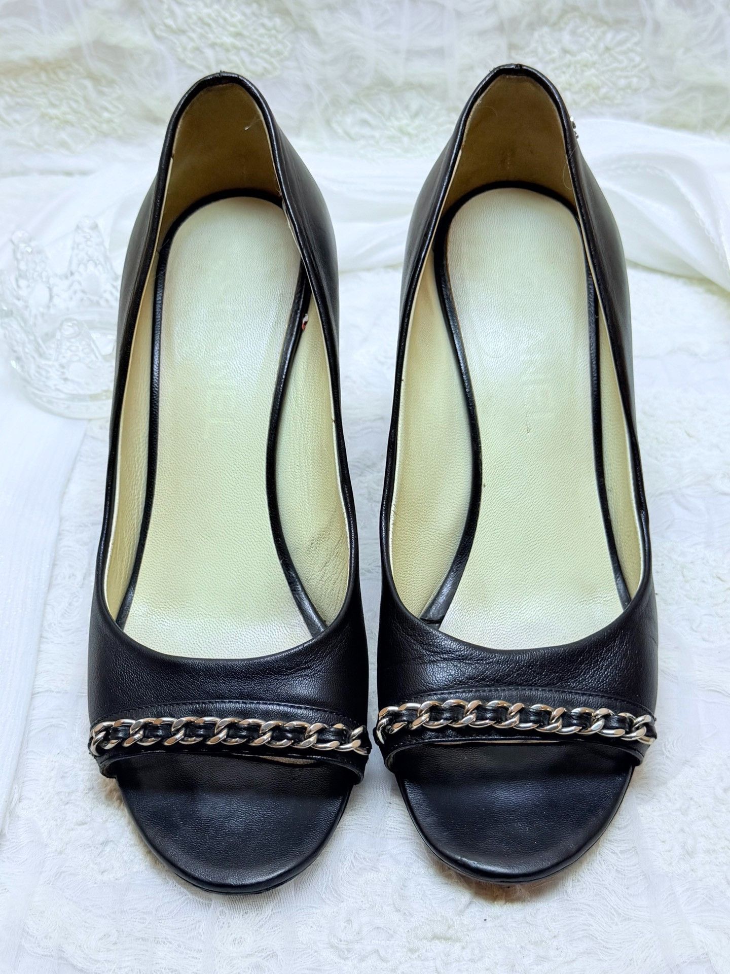 Chanel Chanel Black Lowtop Sneakers us_7-5 Women Size US 7.5 / IT 37.5 - 3 Thumbnail