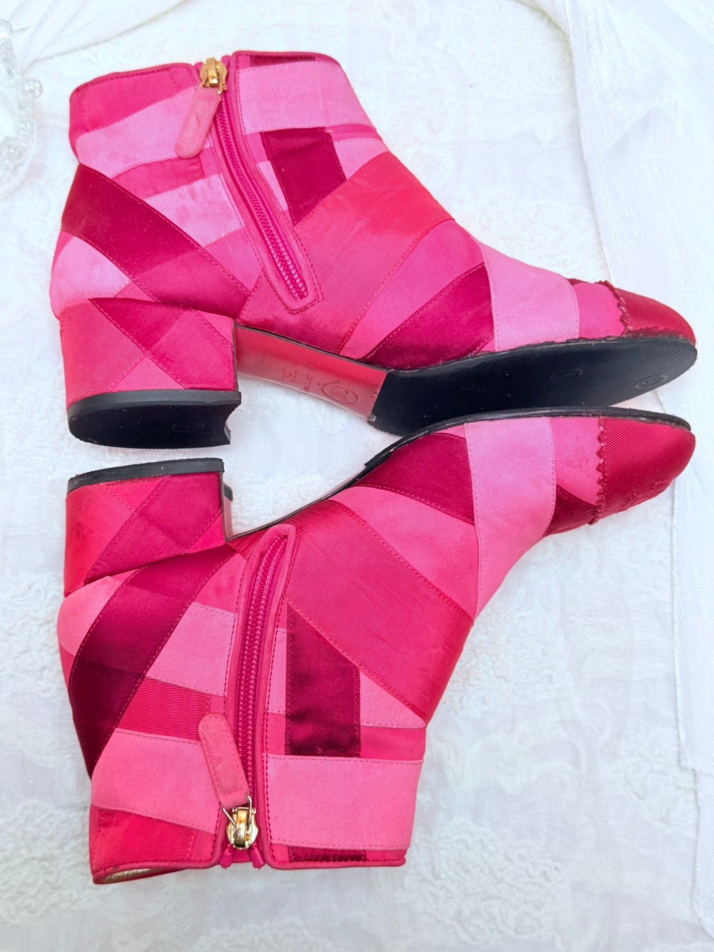 Chanel Chanel Patchwork Pink Boots us_7-5 Women Size US 7.5 / IT 37.5 - 4 Thumbnail
