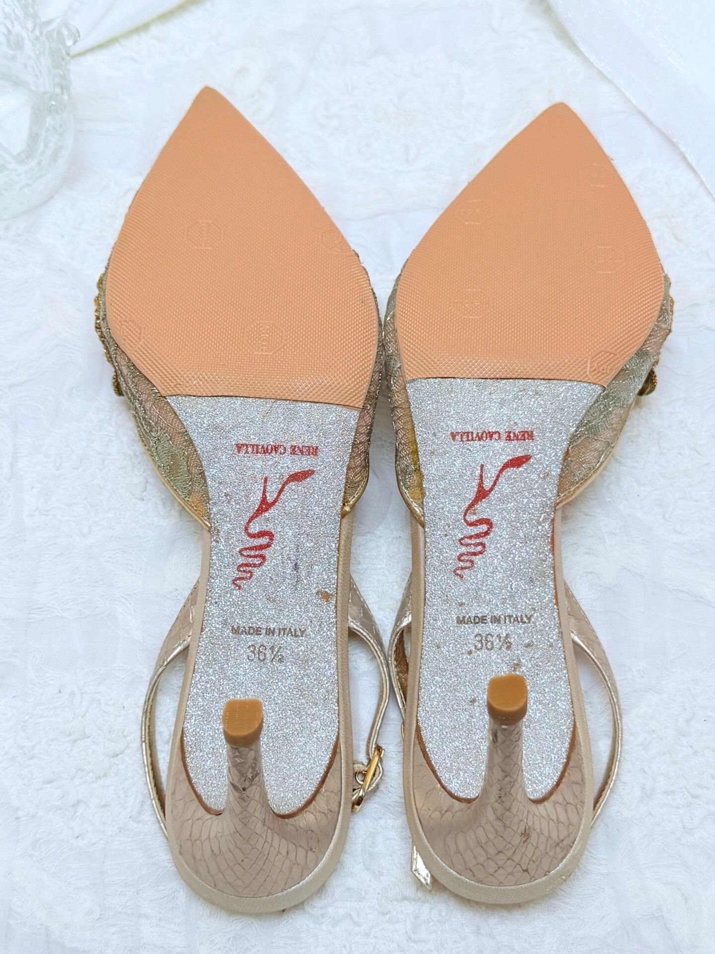 Rene Caovilla Rene Caovilla White Lowtop Sneakers us_6-5 Women Size US 6.5 / IT 36.5 - 5 Thumbnail